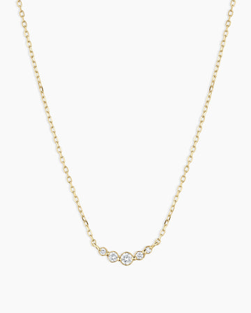 Elle Diamond Cluster Necklace