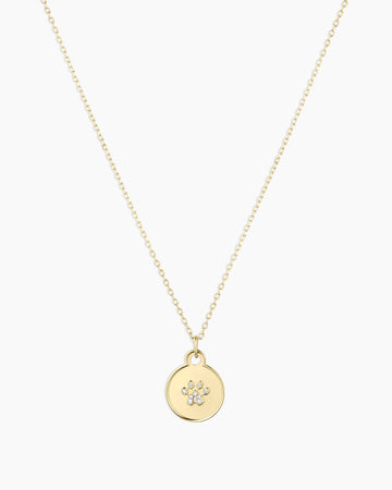 Diamond Paw Necklace