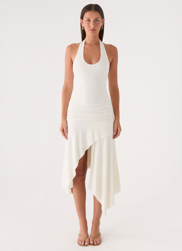 Alise Midi Dress - White