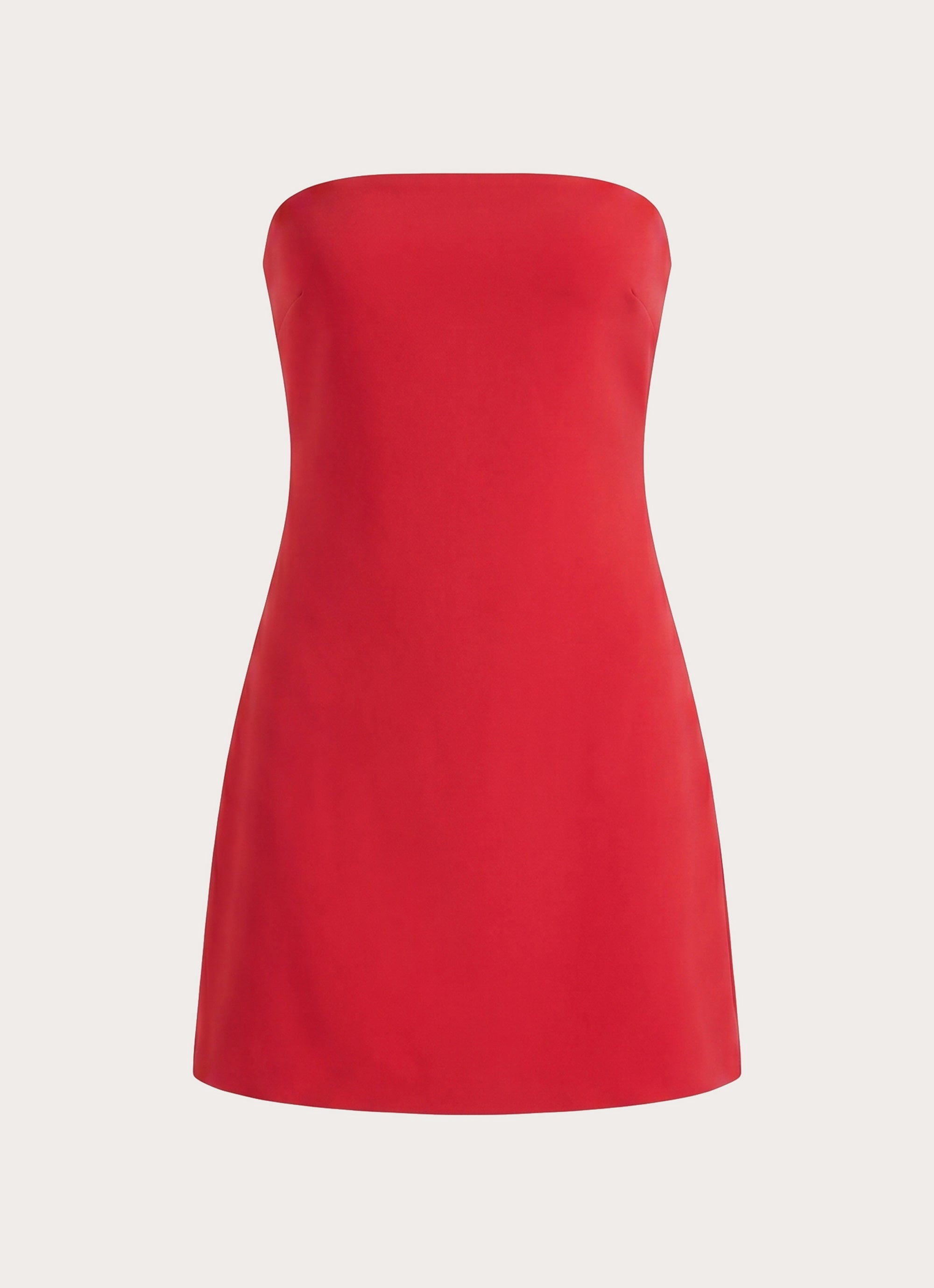 Alyse Strapless Mini Dress - Red