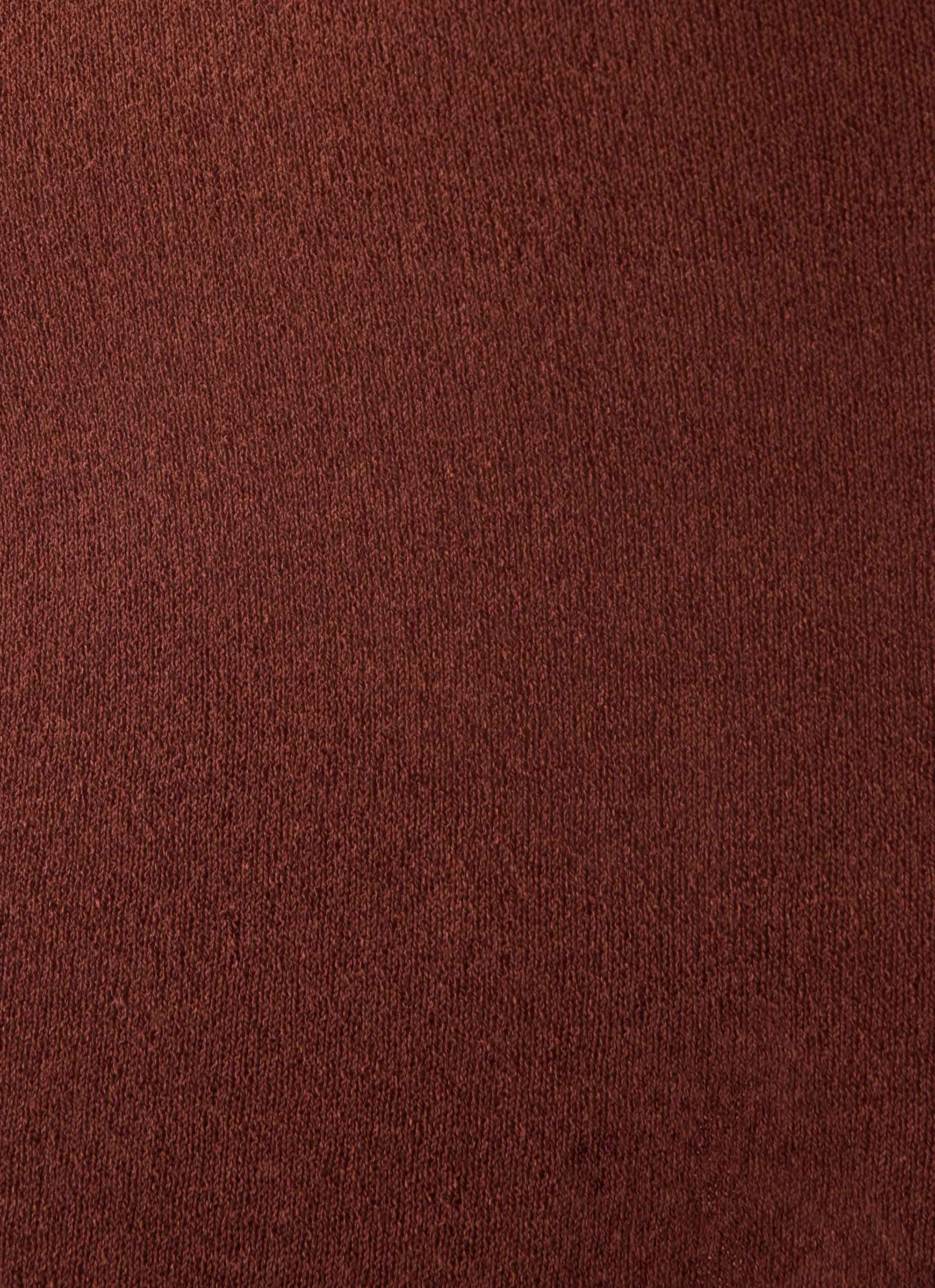 Amarise Knit Tie Front Maxi Dress - Chocolate