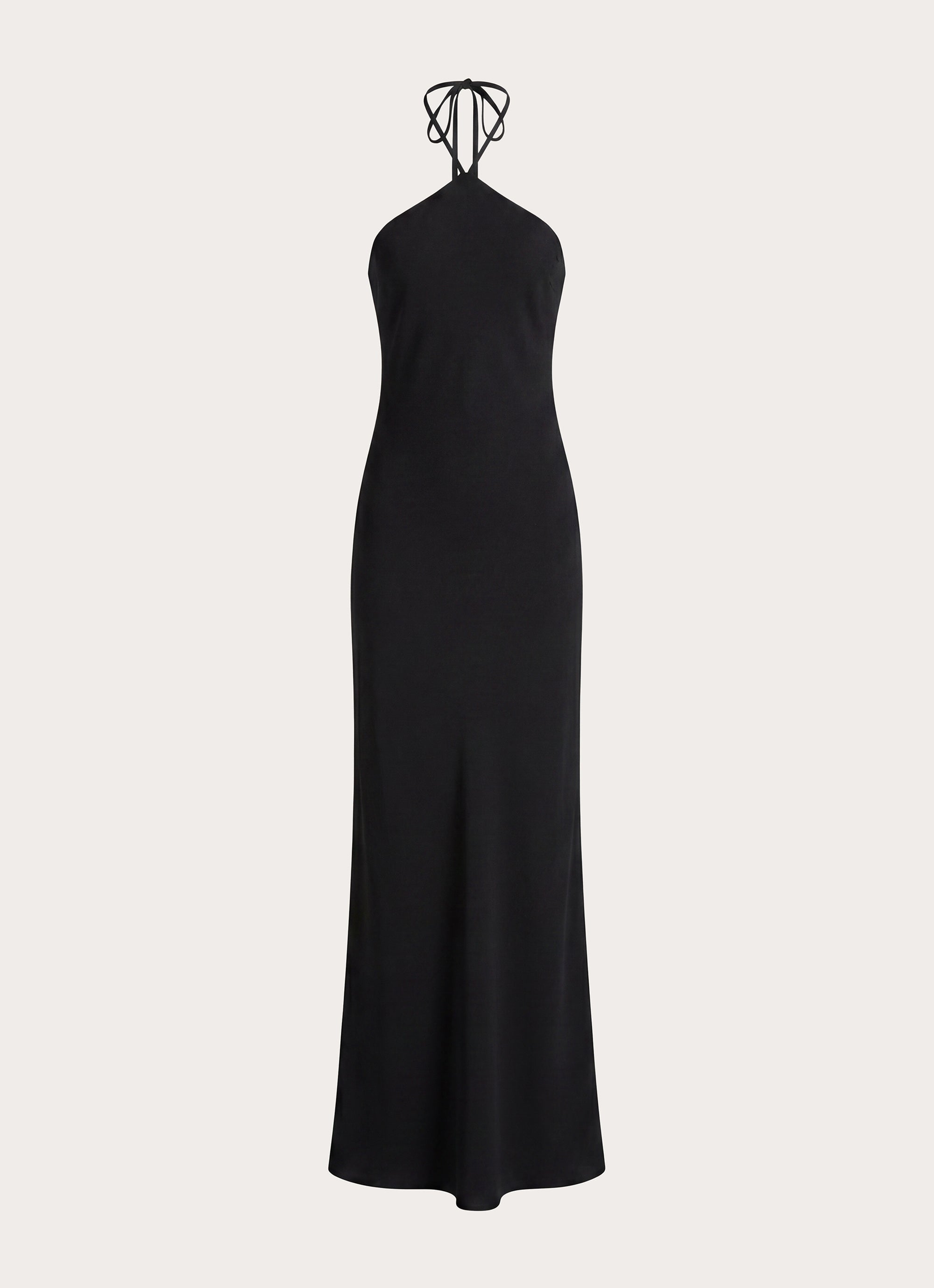 Anouk Halter Maxi Dress - Black