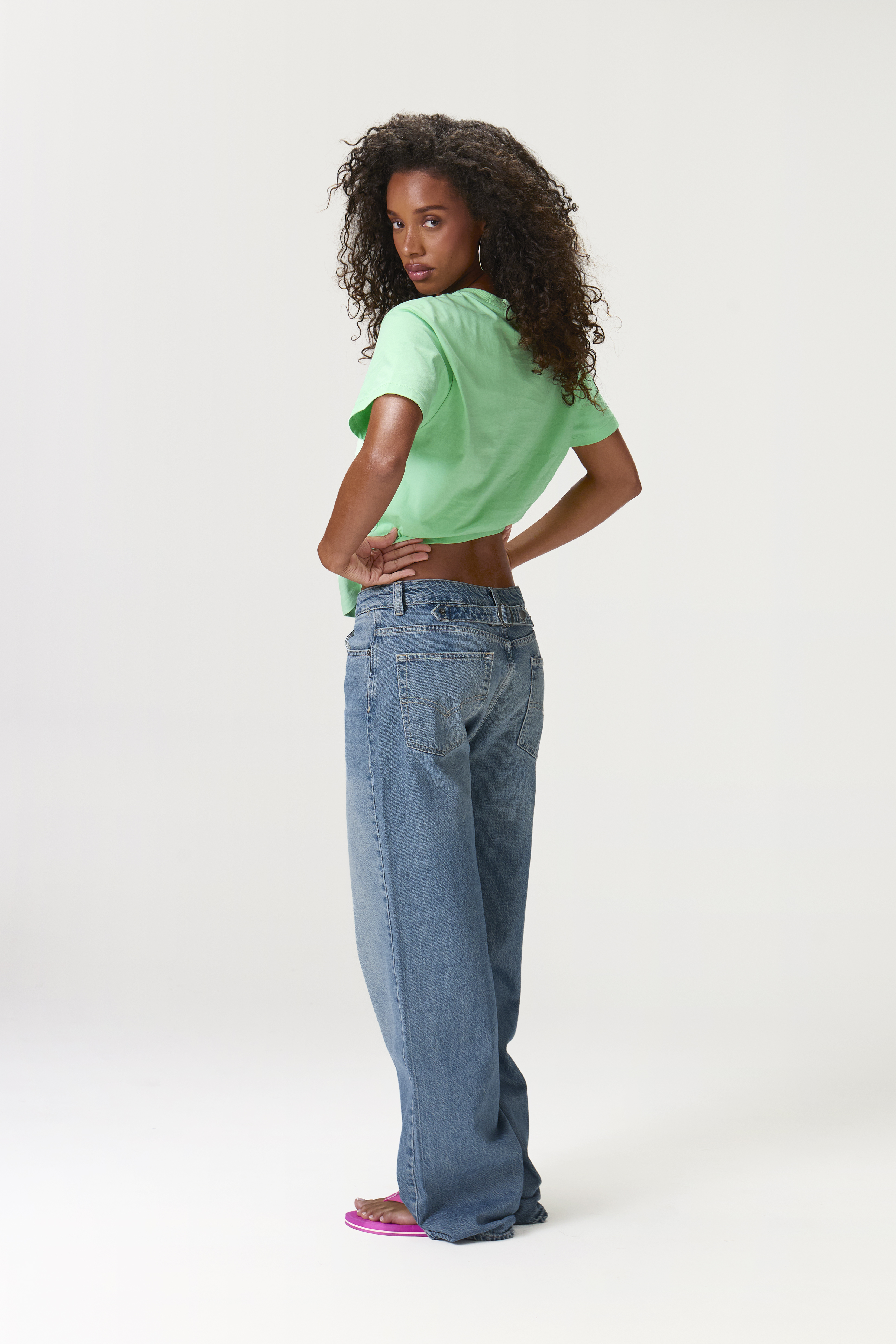 So Anyway Band Tee in Green