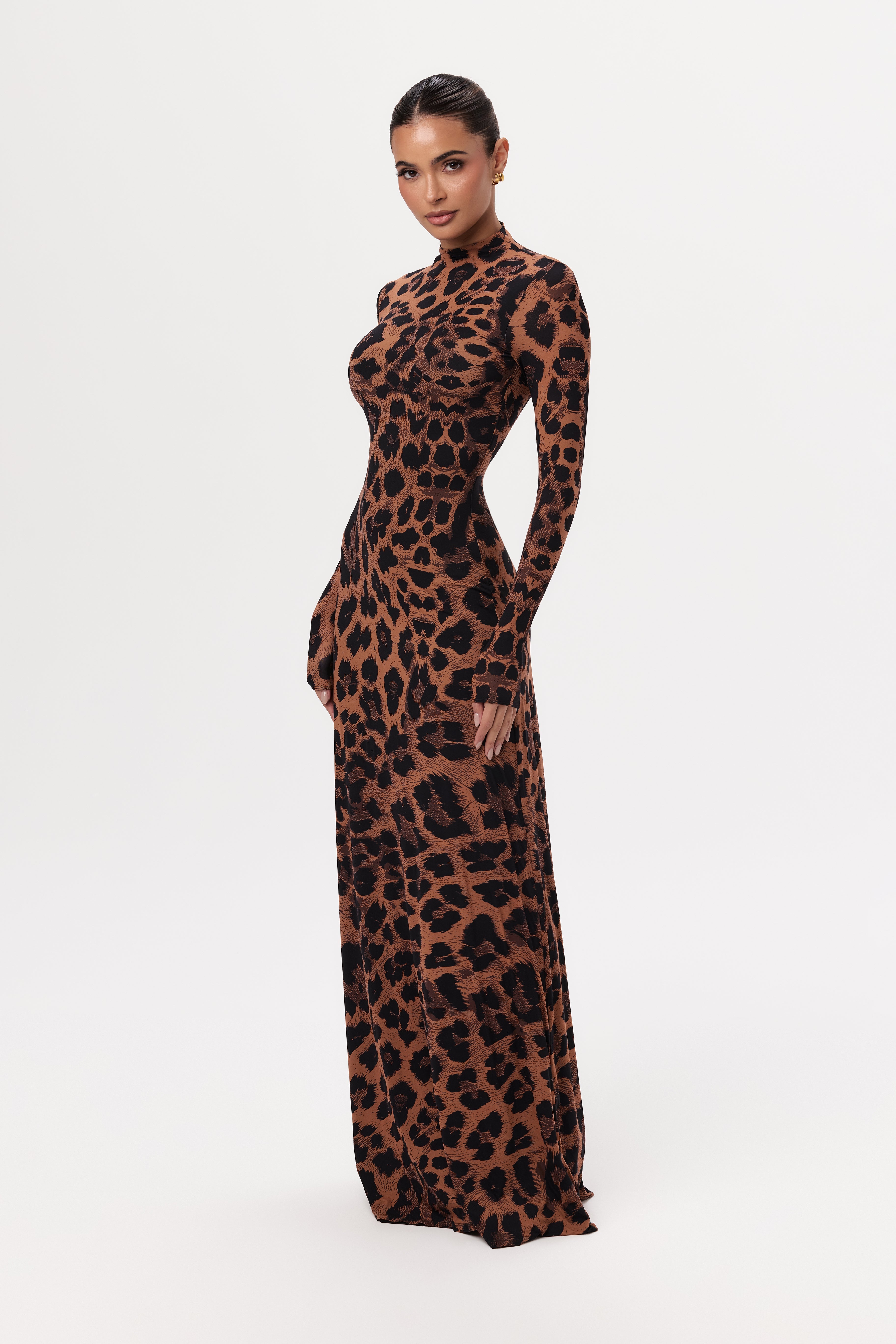 Naked Print Maxi Dress