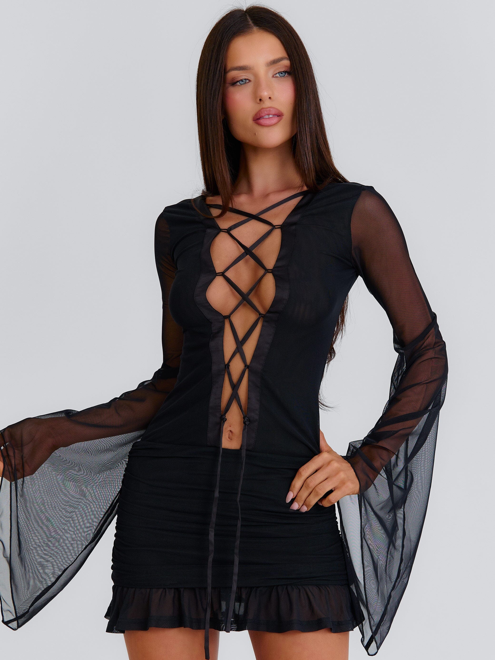Deborah Mini Dress Black