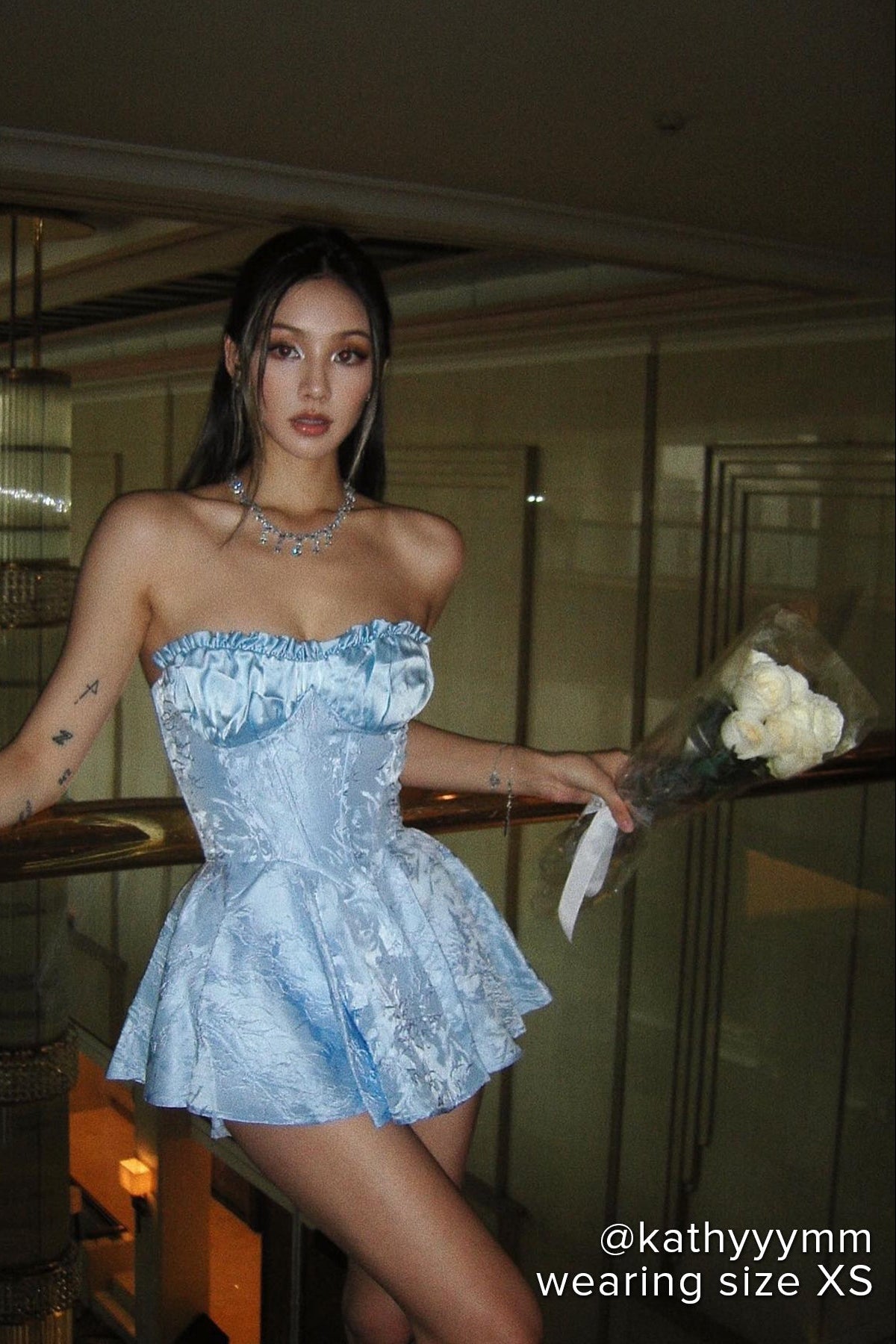 Airina Dress -Blue