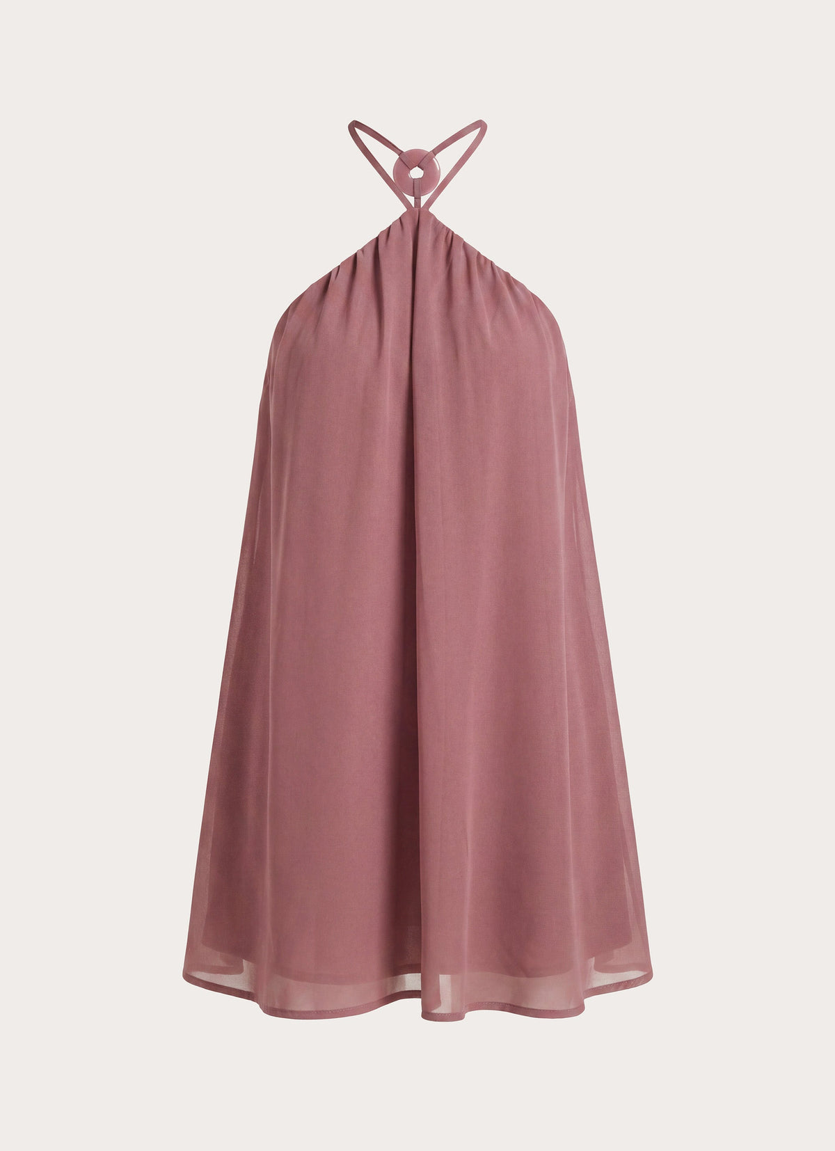 Donar Mini Dress - Mocha Mousse