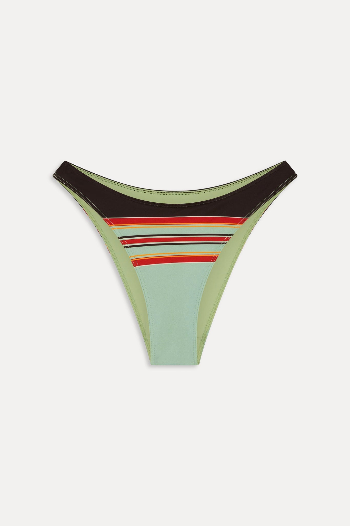Dove Striped Bikini Bottom - Desert Dusk