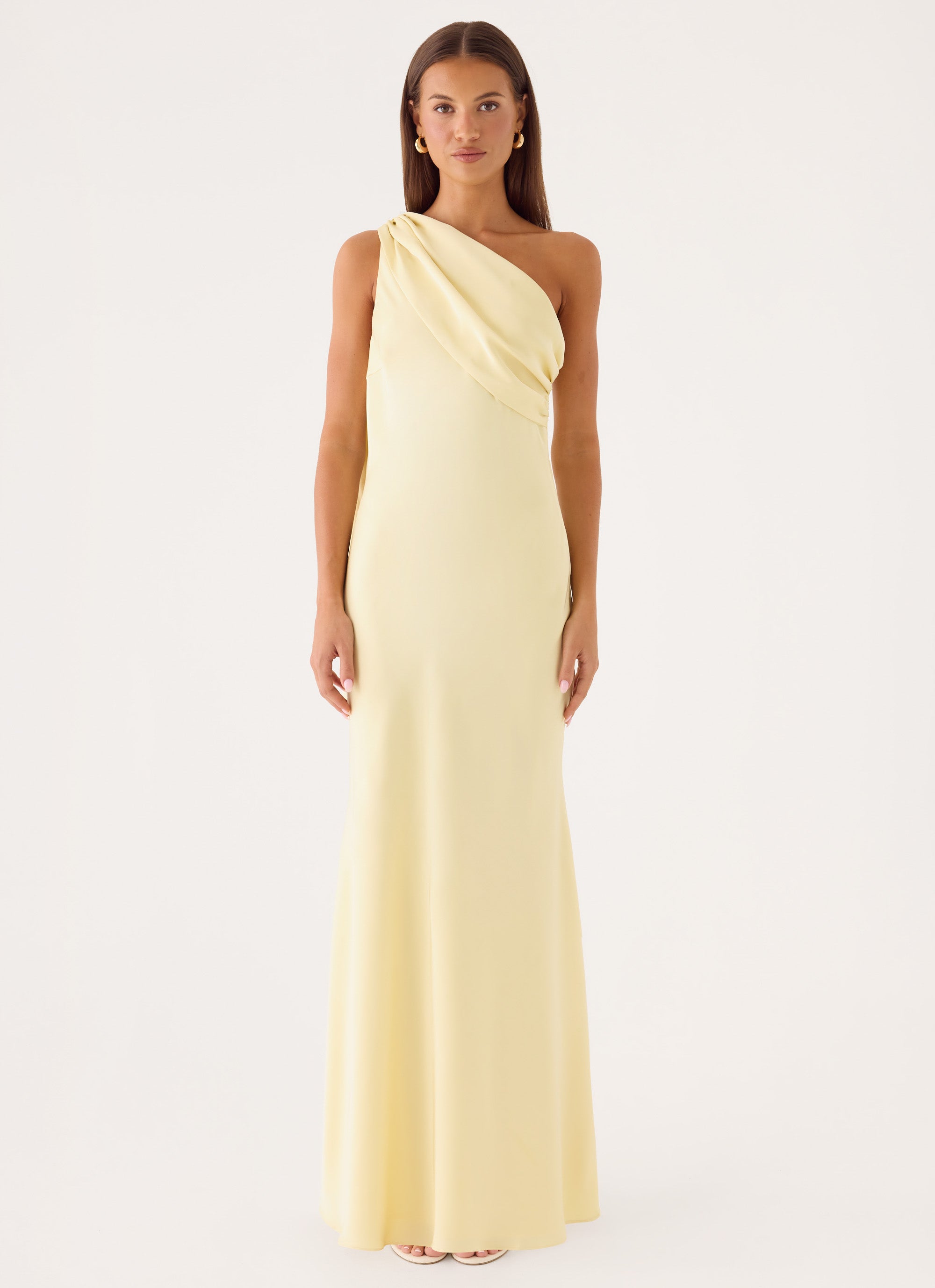Elena Maxi Dress - Baby Yellow