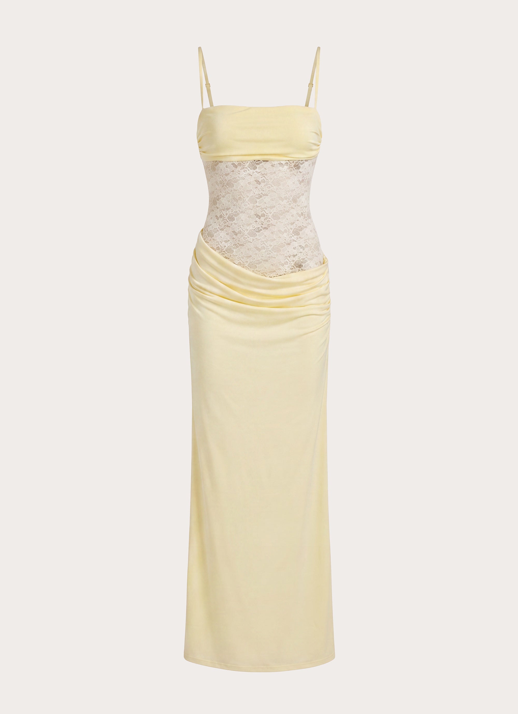 Emesy Lace Maxi Dress - Yellow