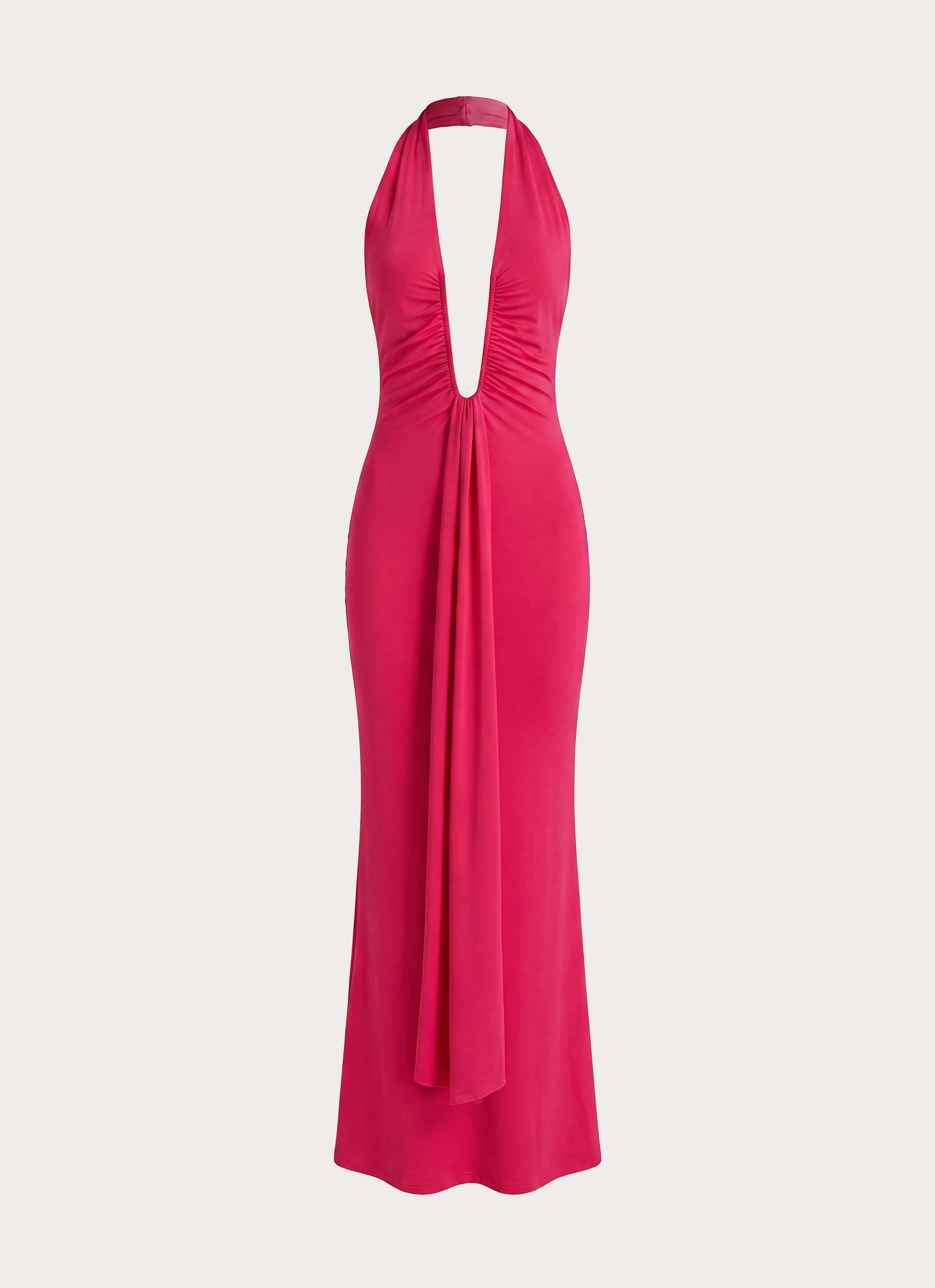 Emiliana Maxi Dress - Red Magenta