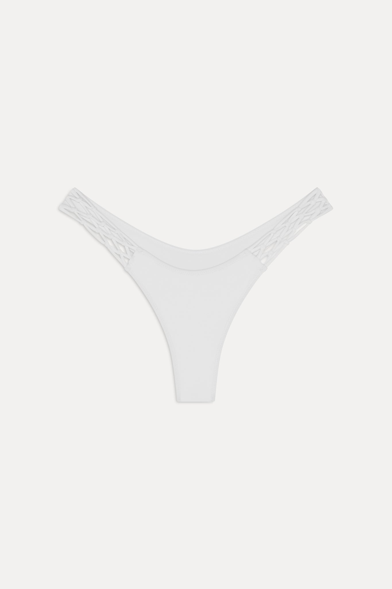 X Jennie Encore Micro Bikini Bottom - Optic White