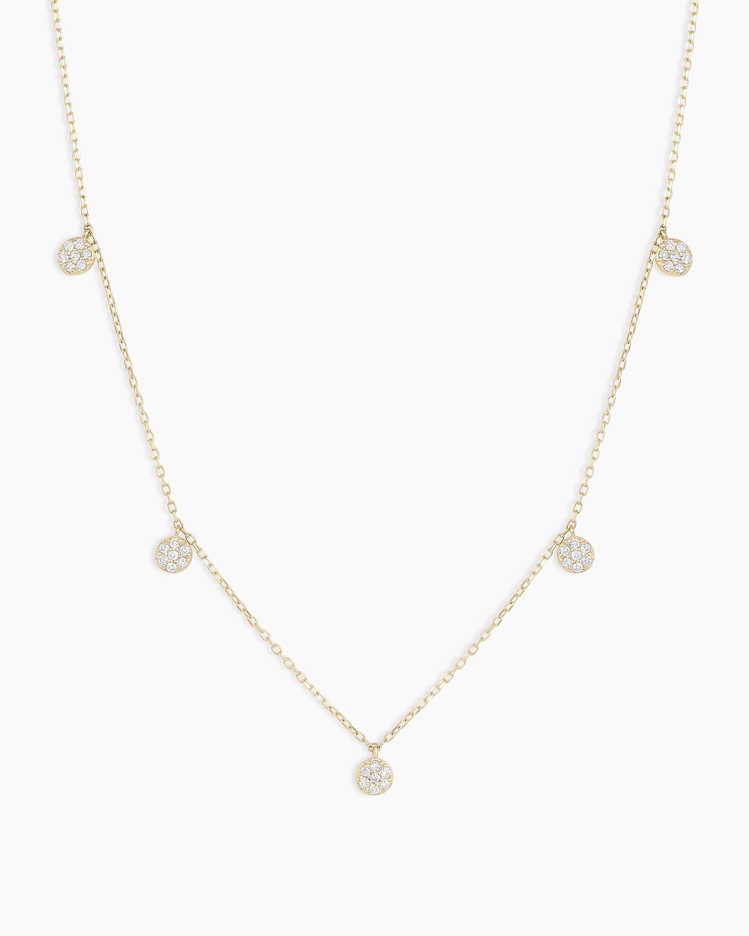 Diamond Pav Flutter Necklace