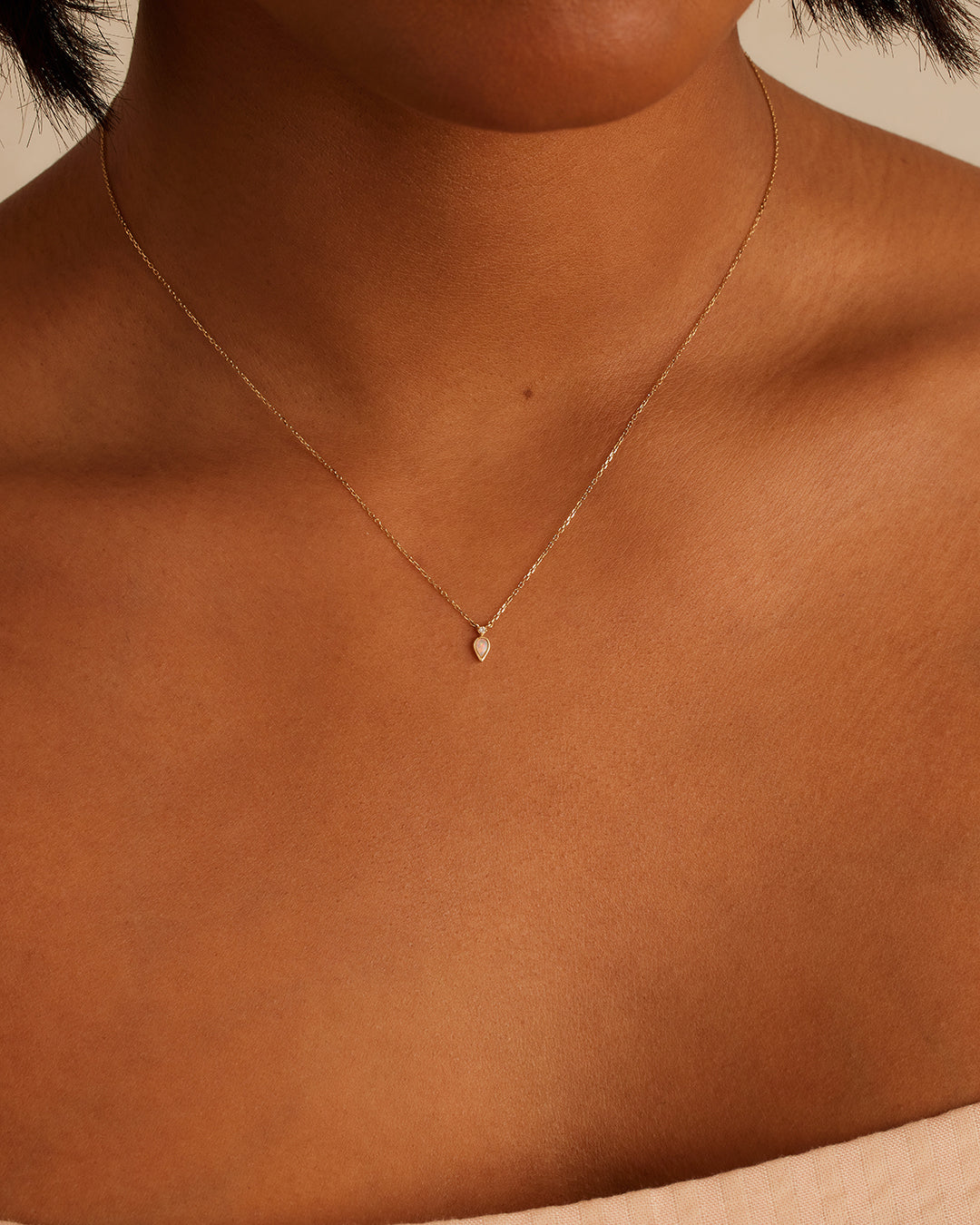 Diamond And Opal Necklace