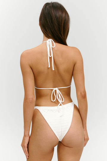 X Paige Lorenze Tide Knit Bottom - White Chapel