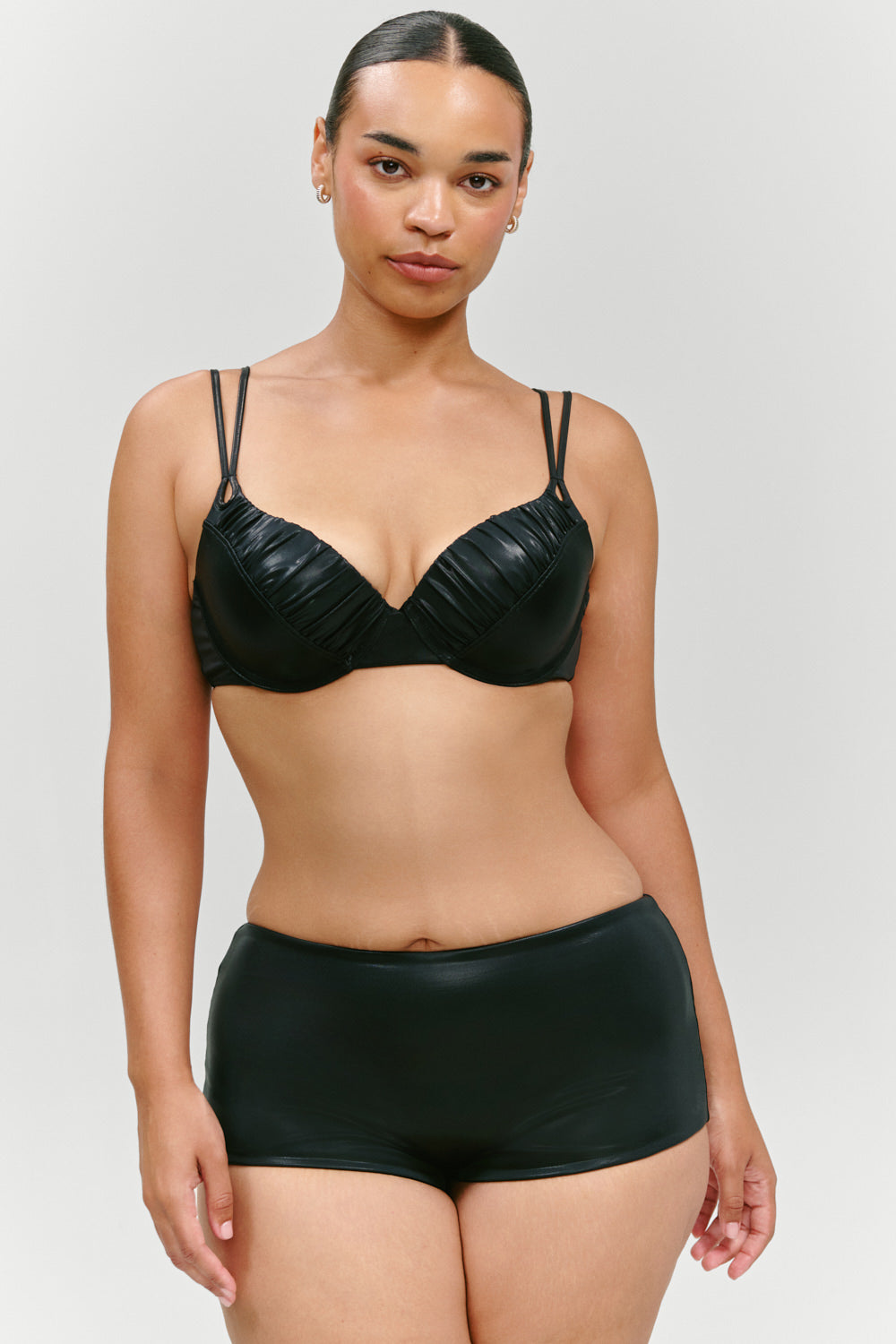 X Khy Zuma Metallic Swim Short - Black Chrome