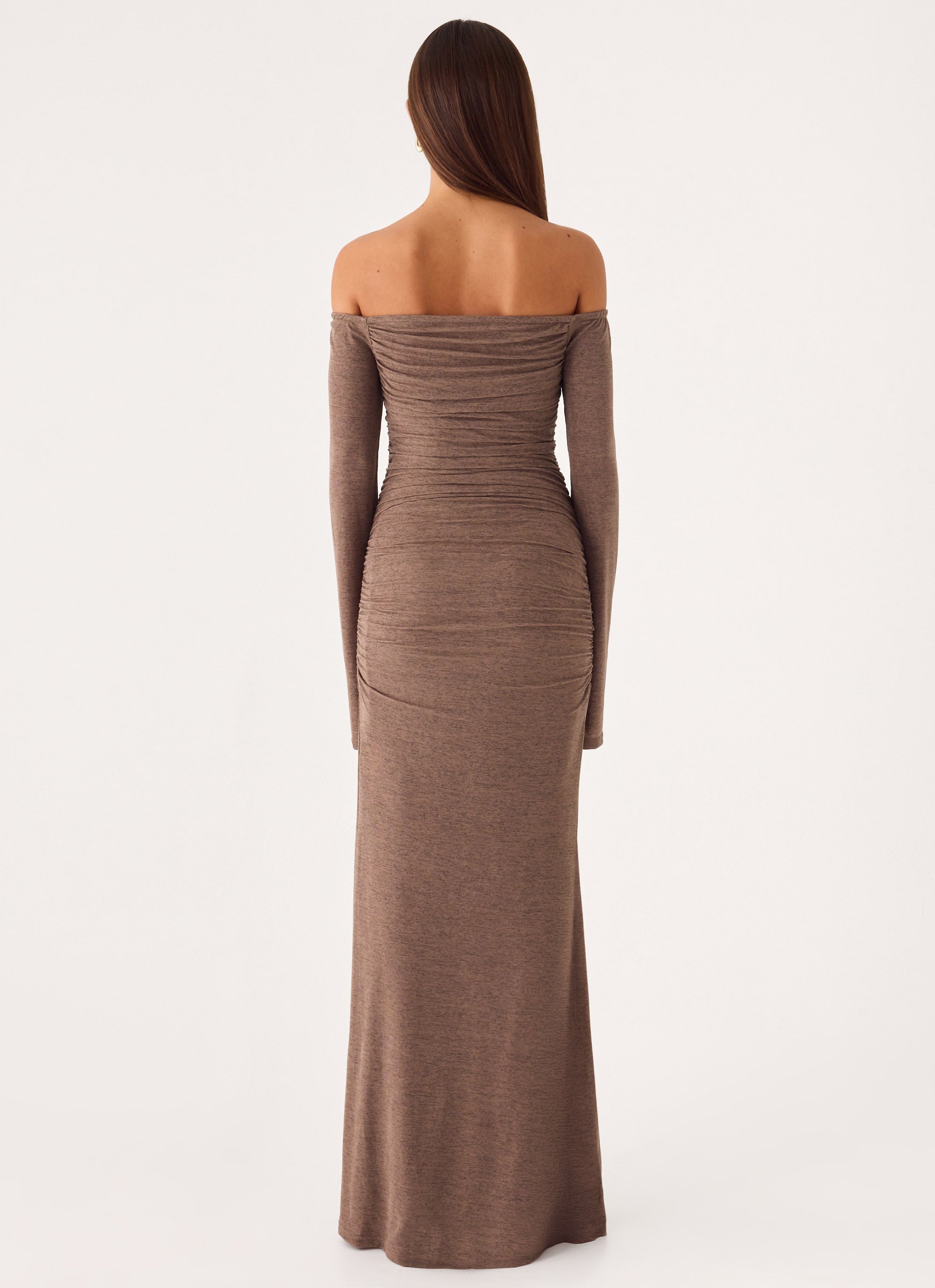 Hollywood Action Maxi Dress - Taupe