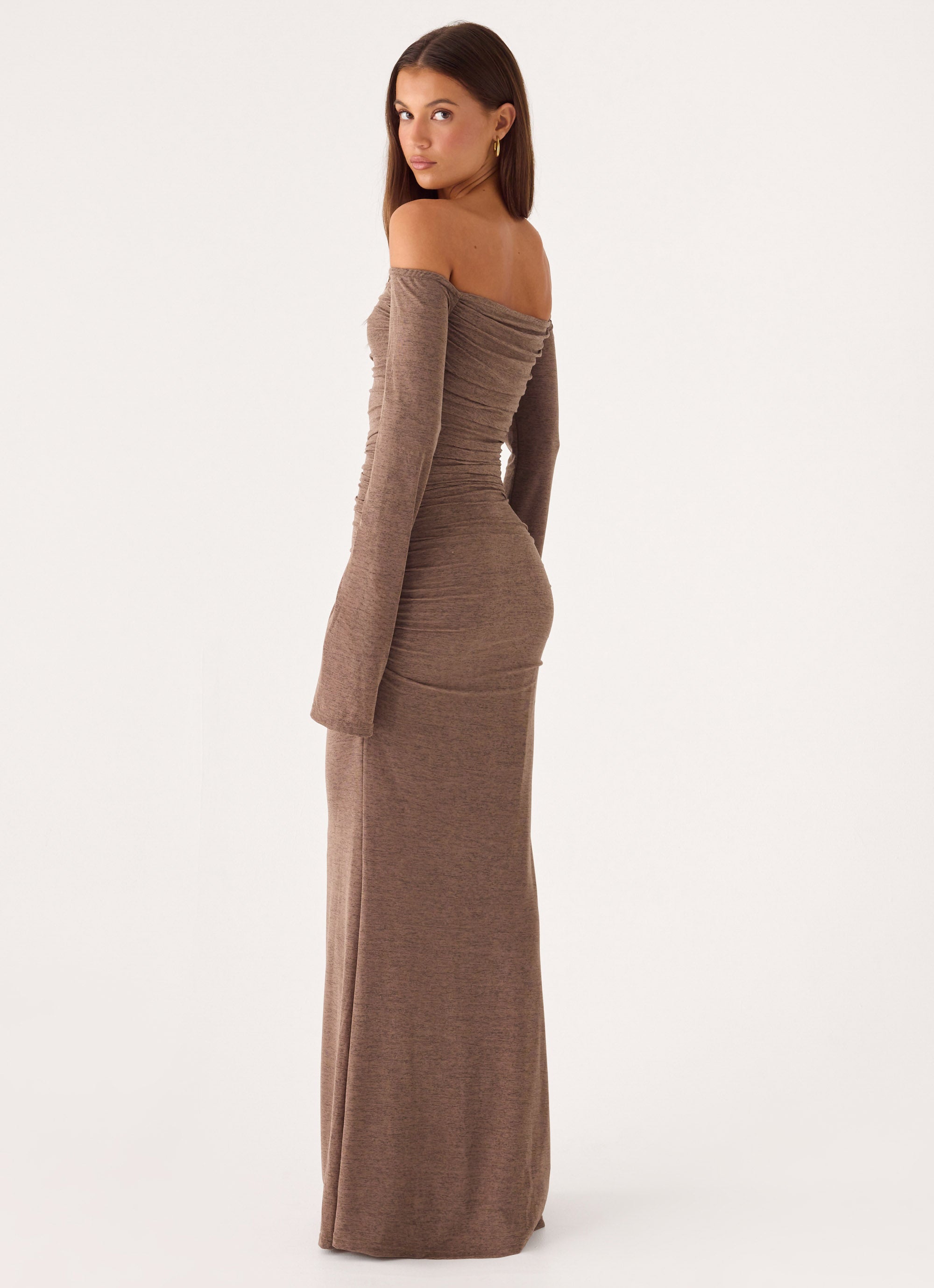 Hollywood Action Maxi Dress - Taupe