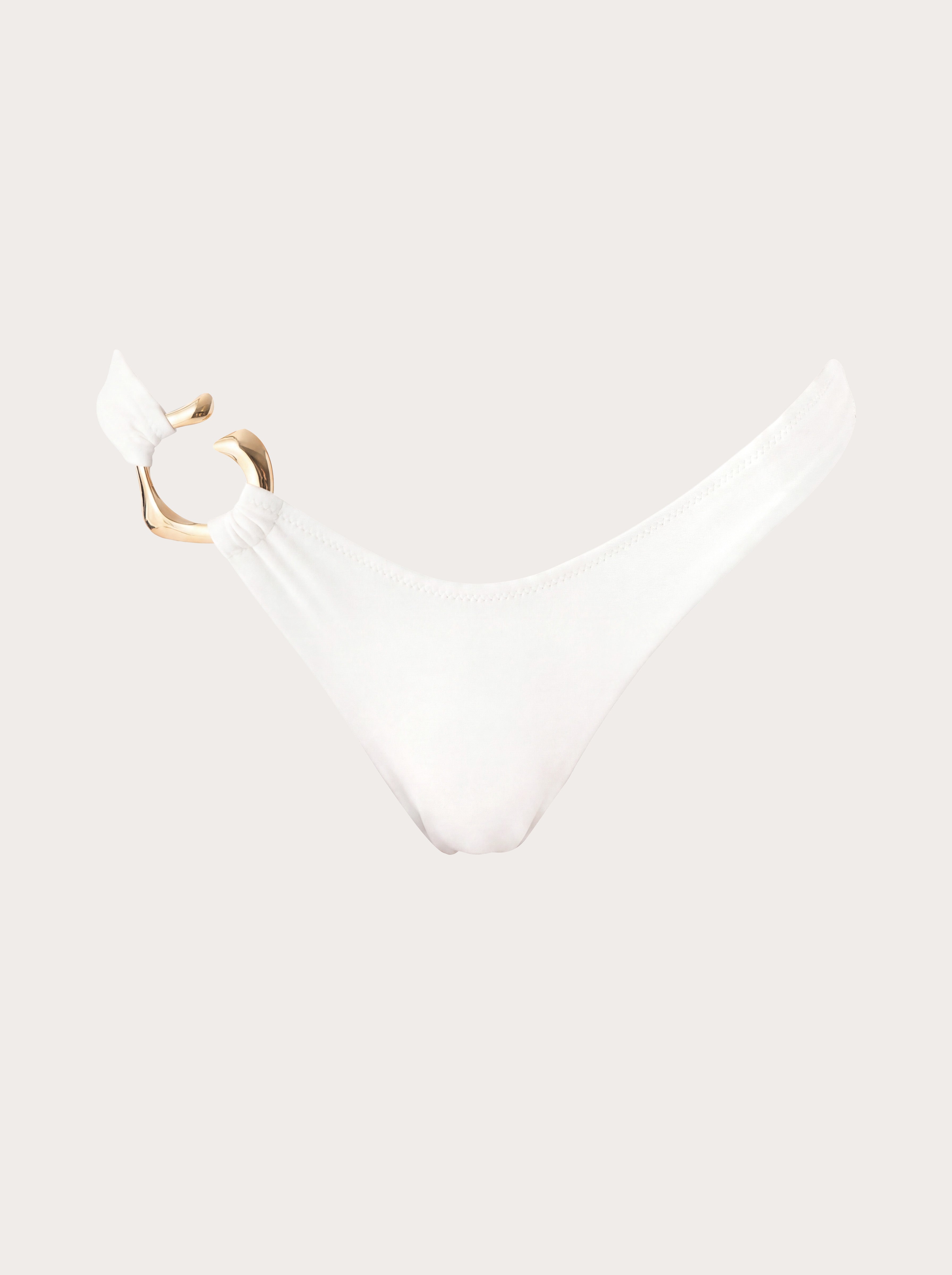 House Party Bikini Bottoms - White