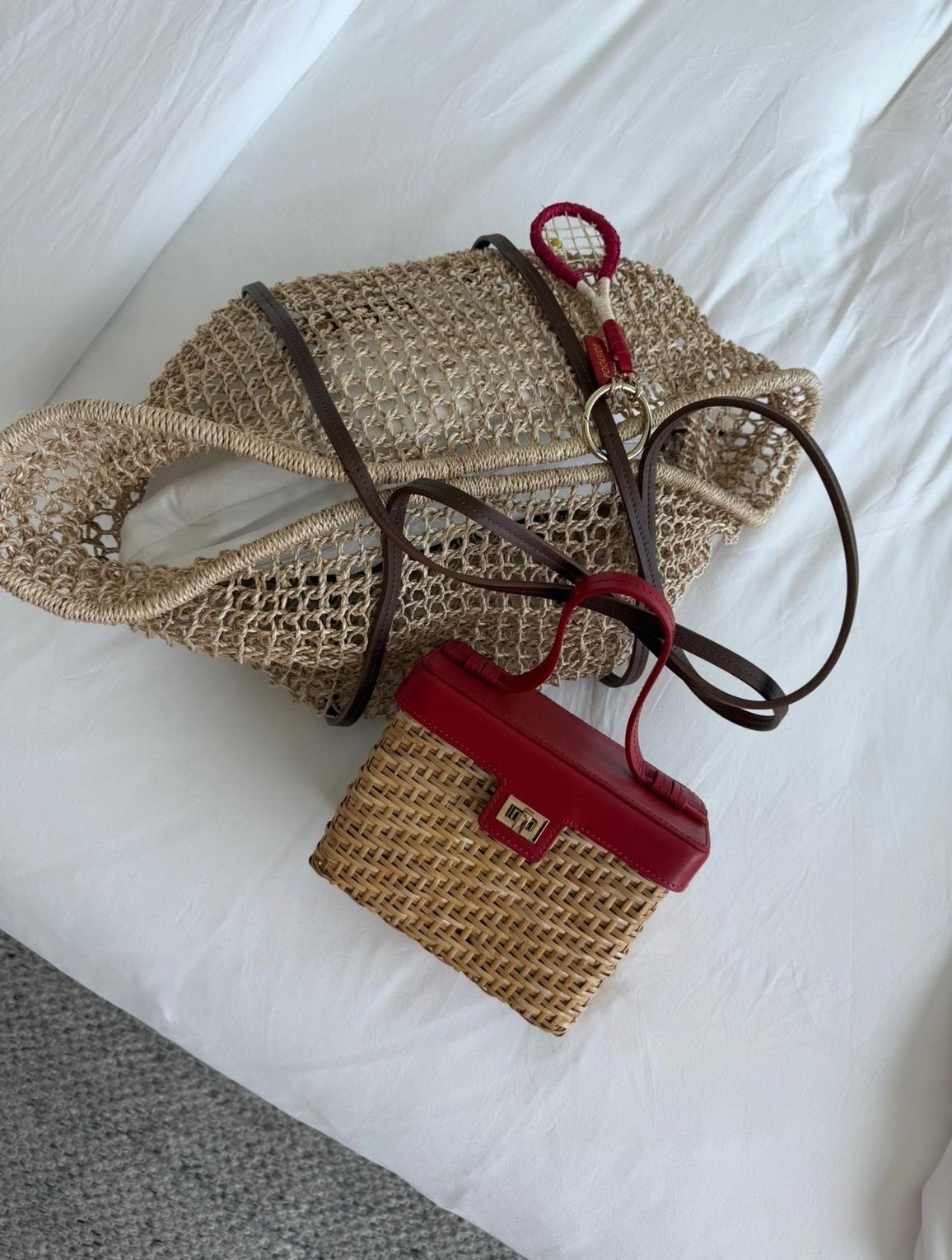 The Tennis Racquet Bag Charm