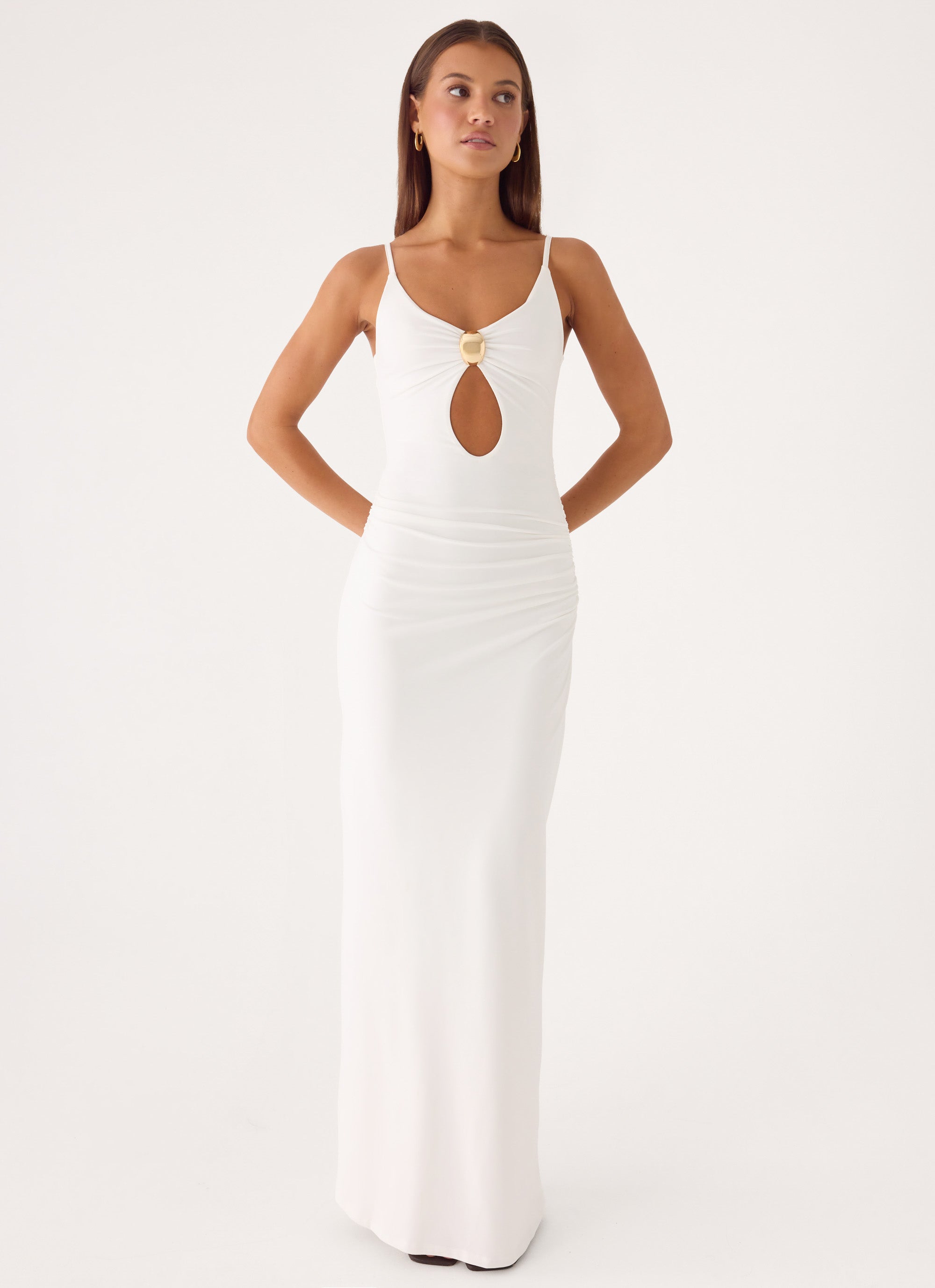 Inez Maxi Dress - White