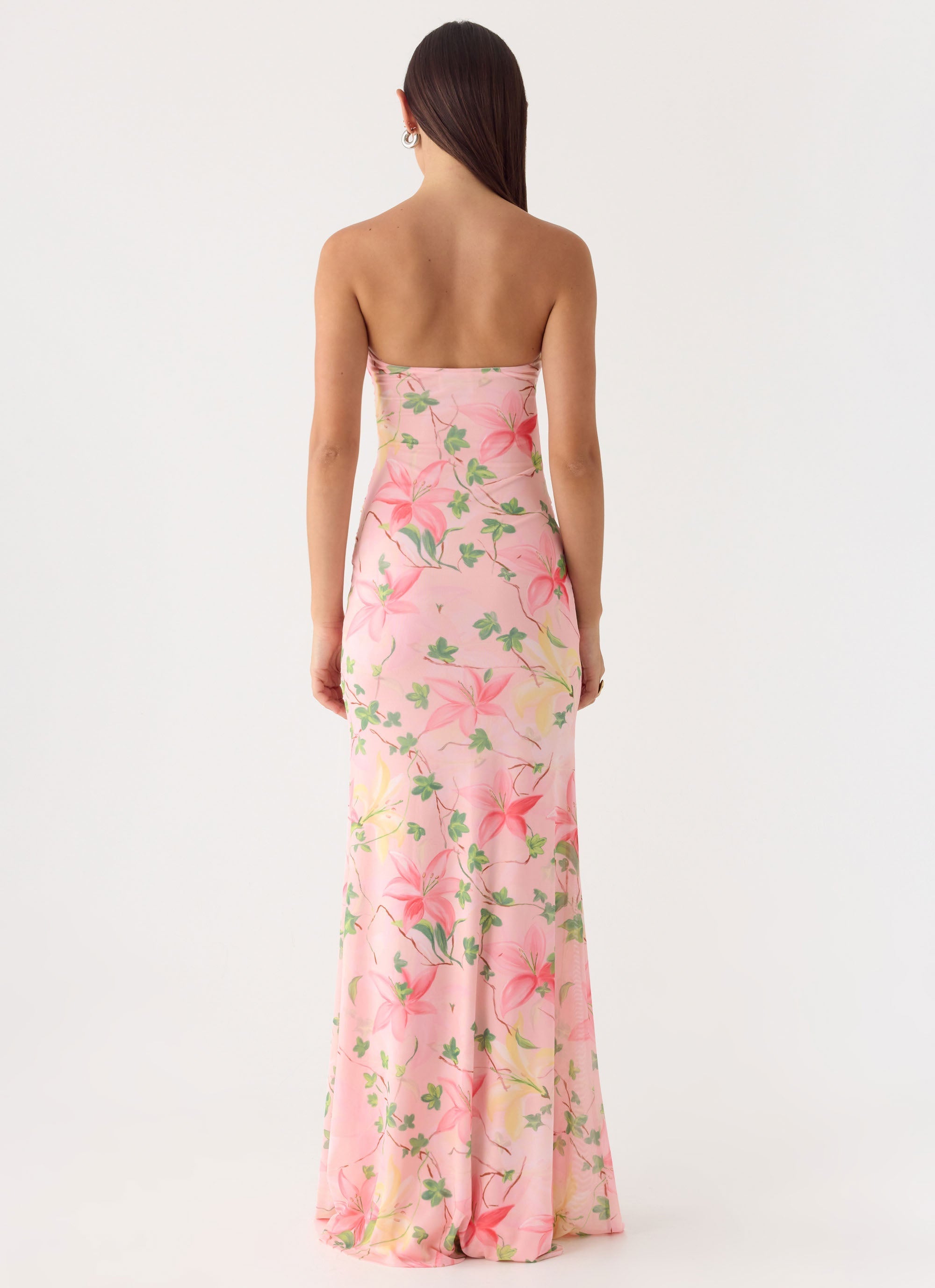 Iroha Strapless Maxi Dress - Blooming Spring