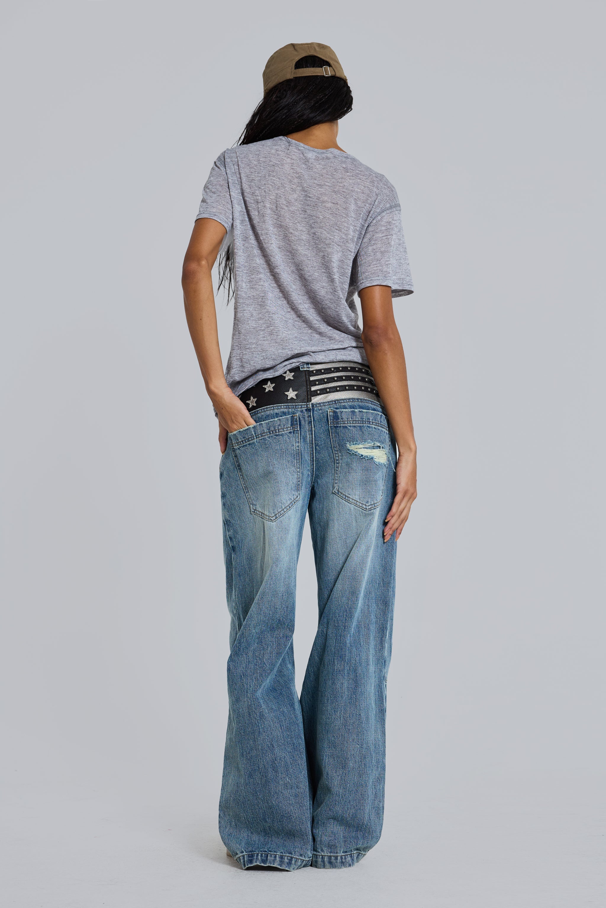Grey Marl Haze Henley T-Shirt
