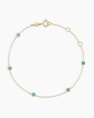 Classic Five Turquoise Bracelet