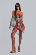 Ixia Chiffon Bandana Scarf Dress
