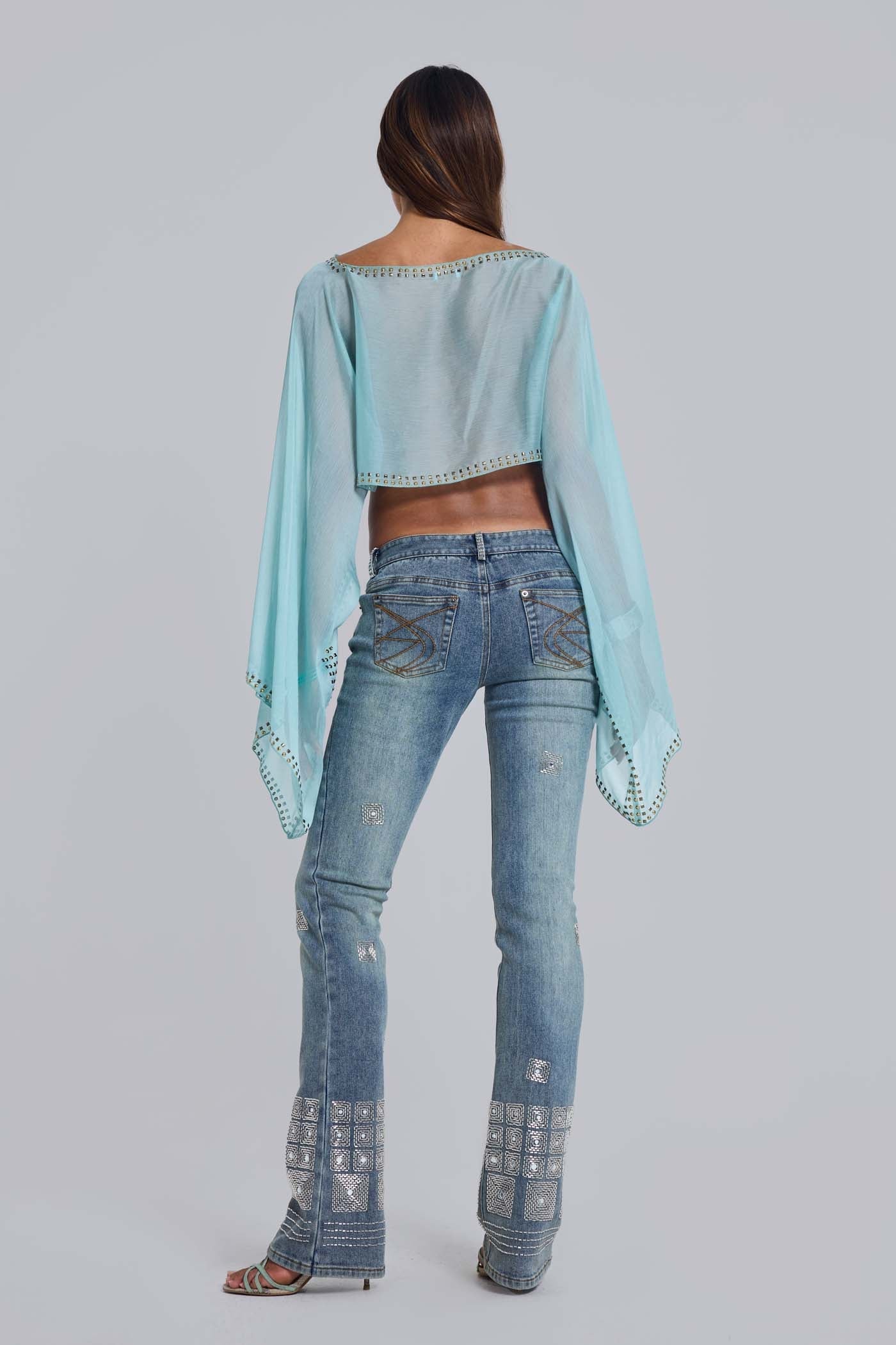 Lunet Studded Cape Top