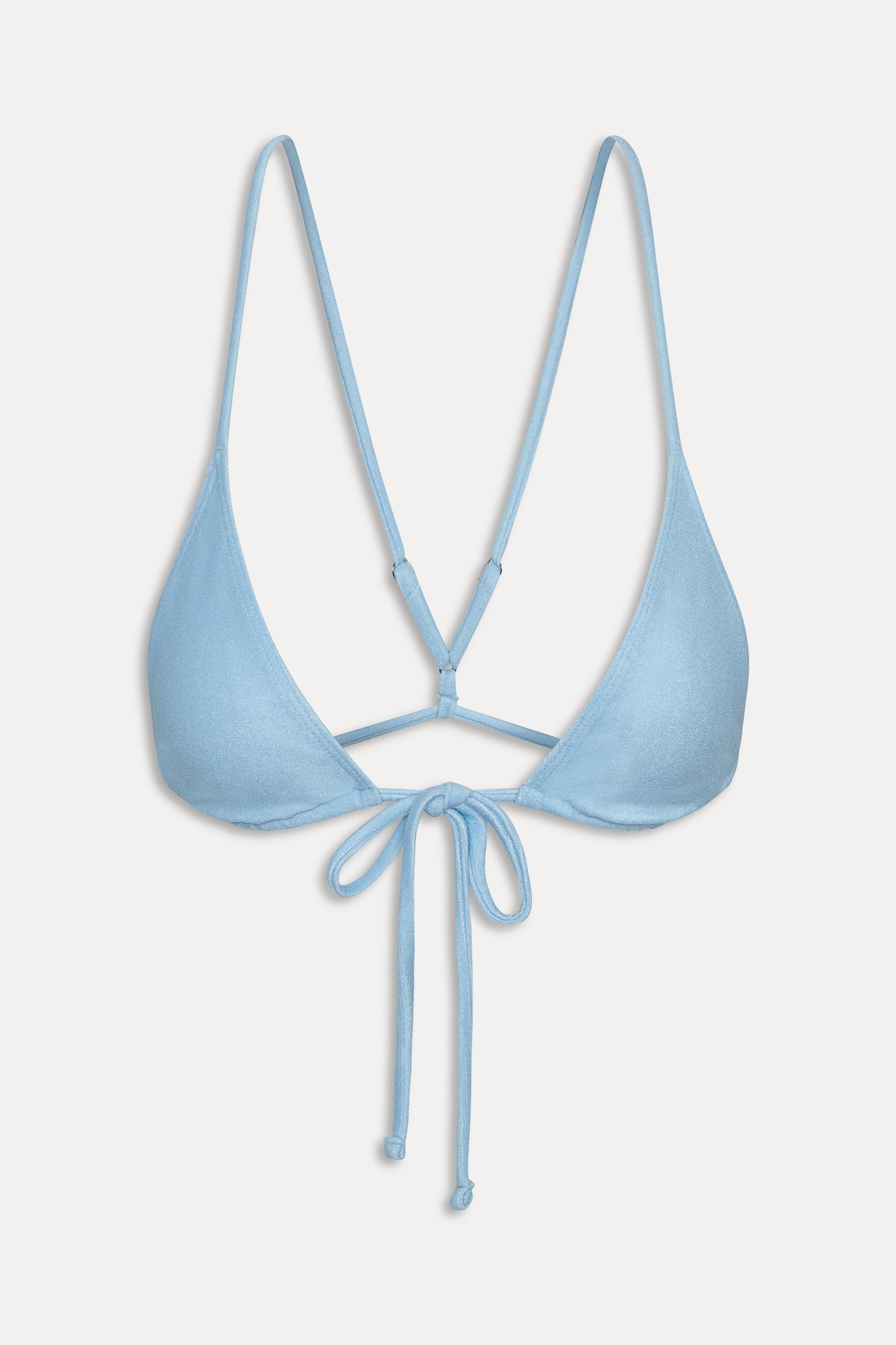 X Jennie June Terry Bikini Top - Ocean Dip