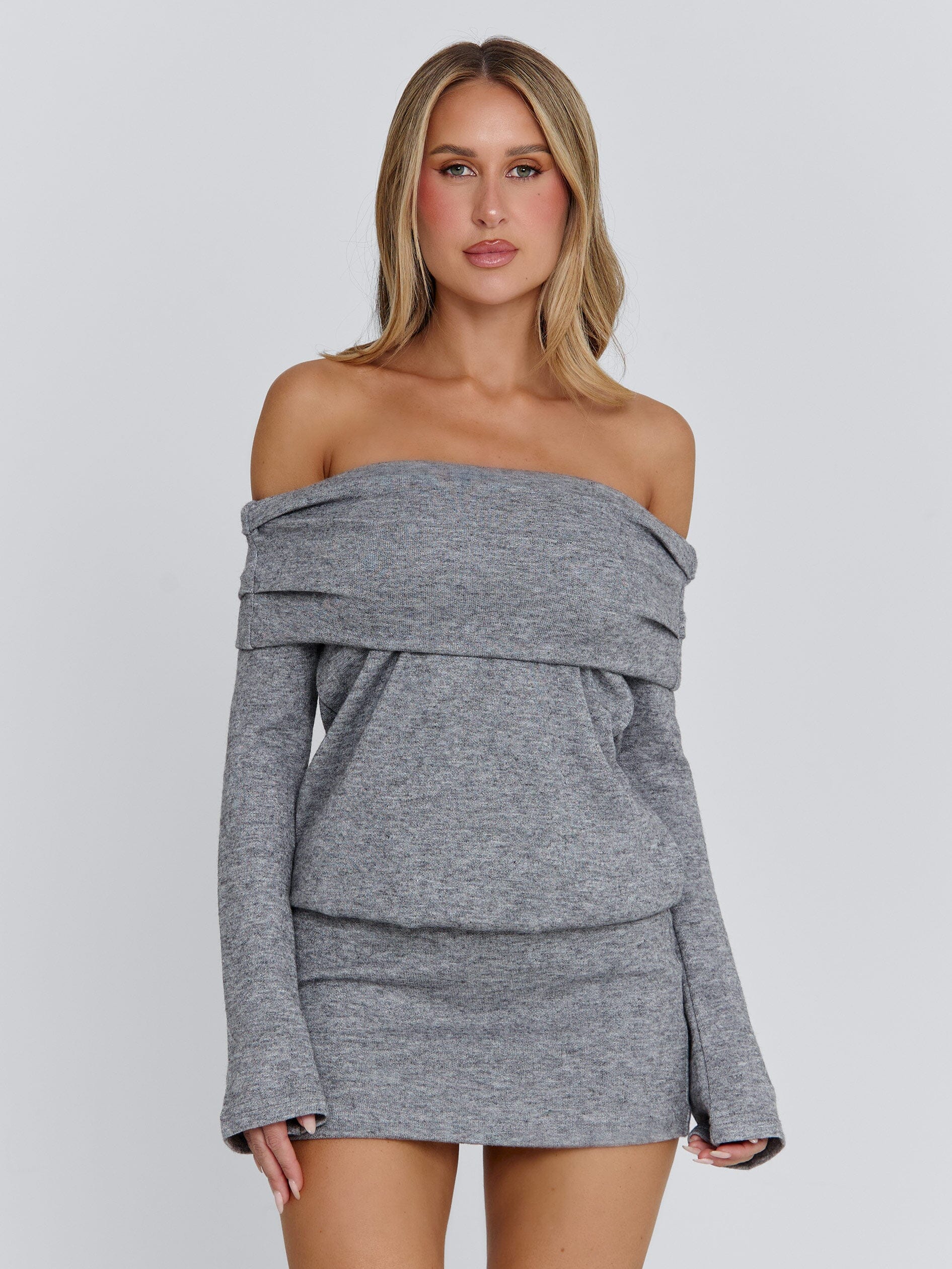 Kyola Mini Dress Grey