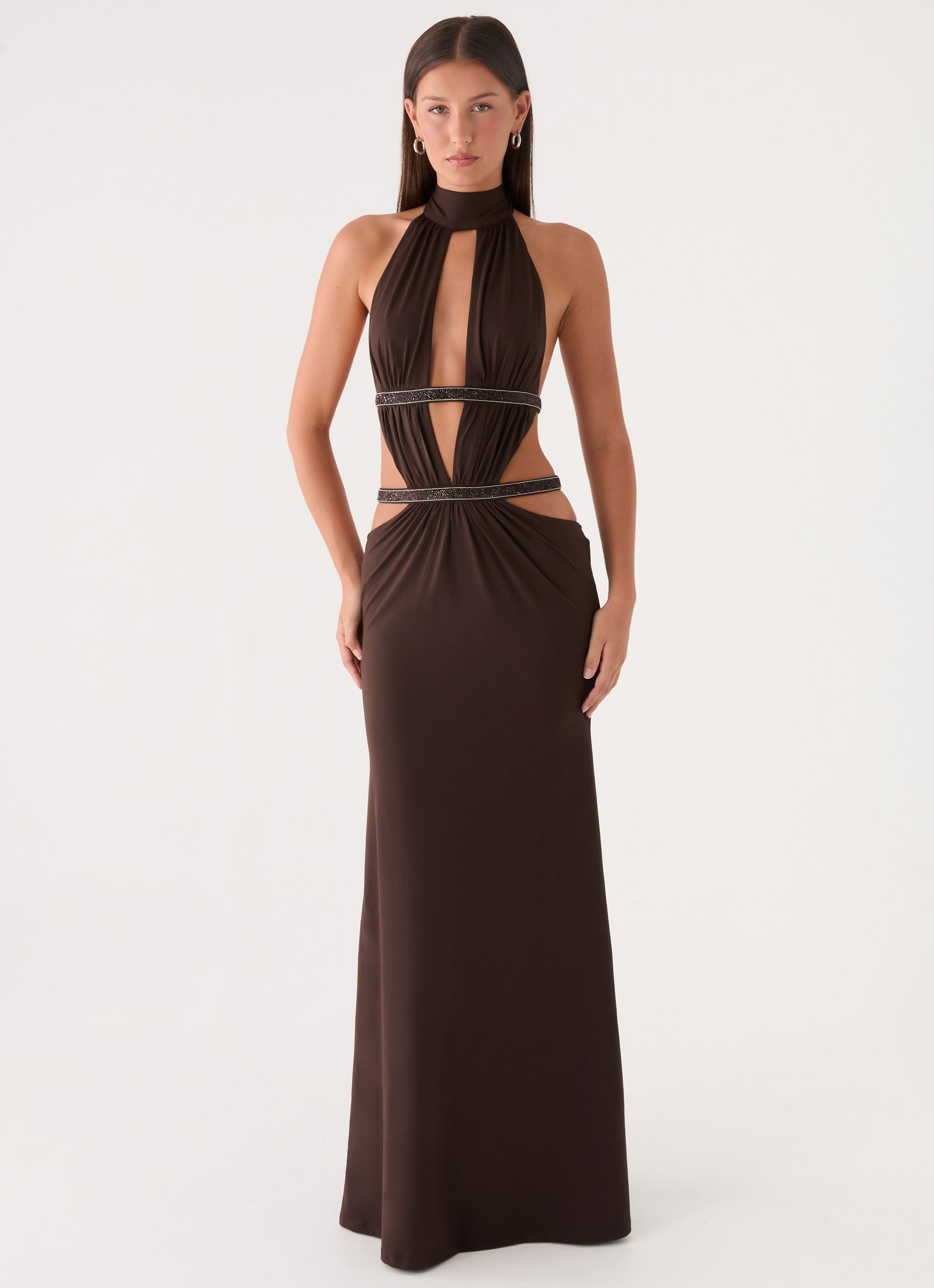 Kendrah Maxi Dress - Chocolate