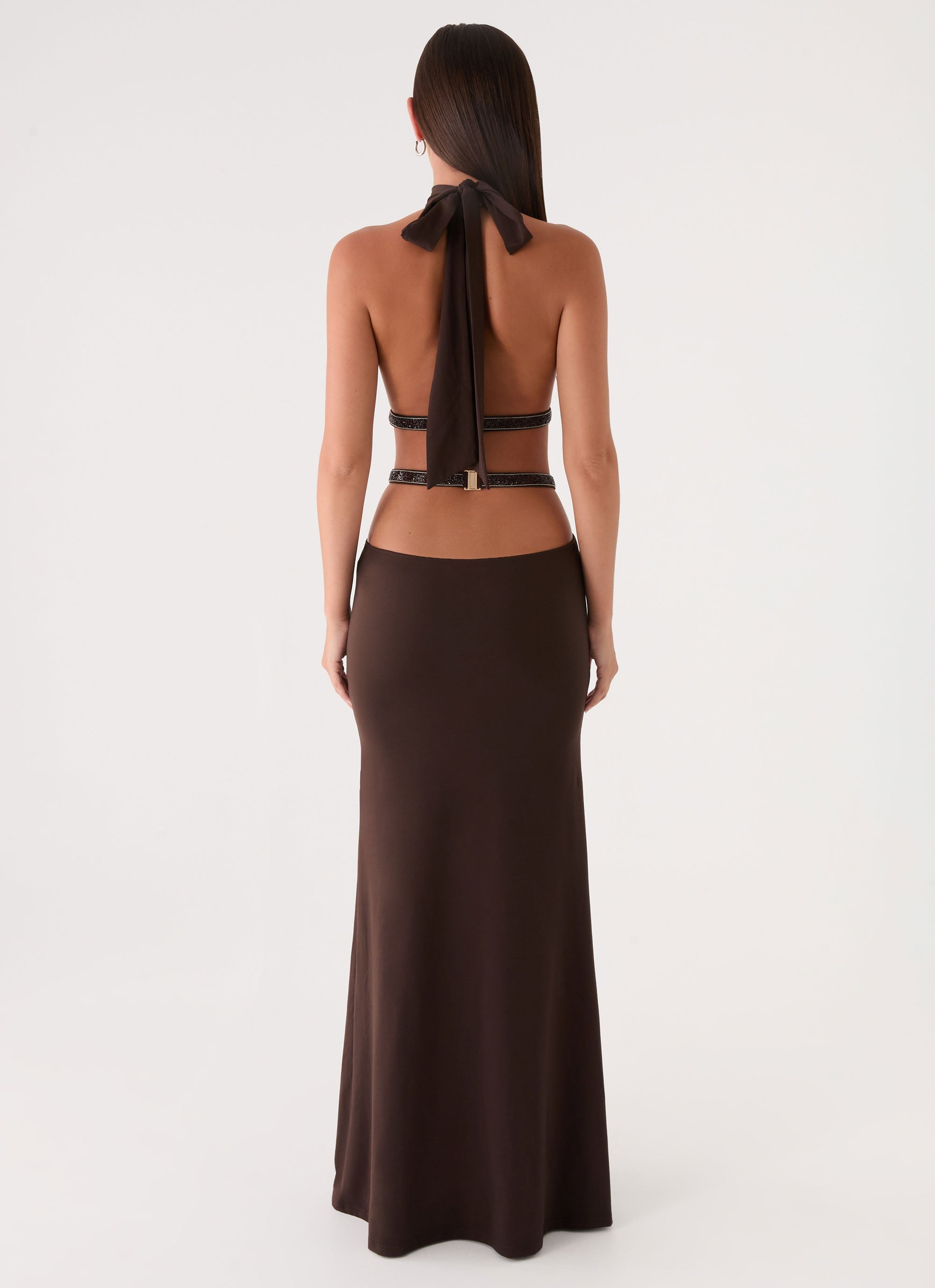 Kendrah Maxi Dress - Chocolate