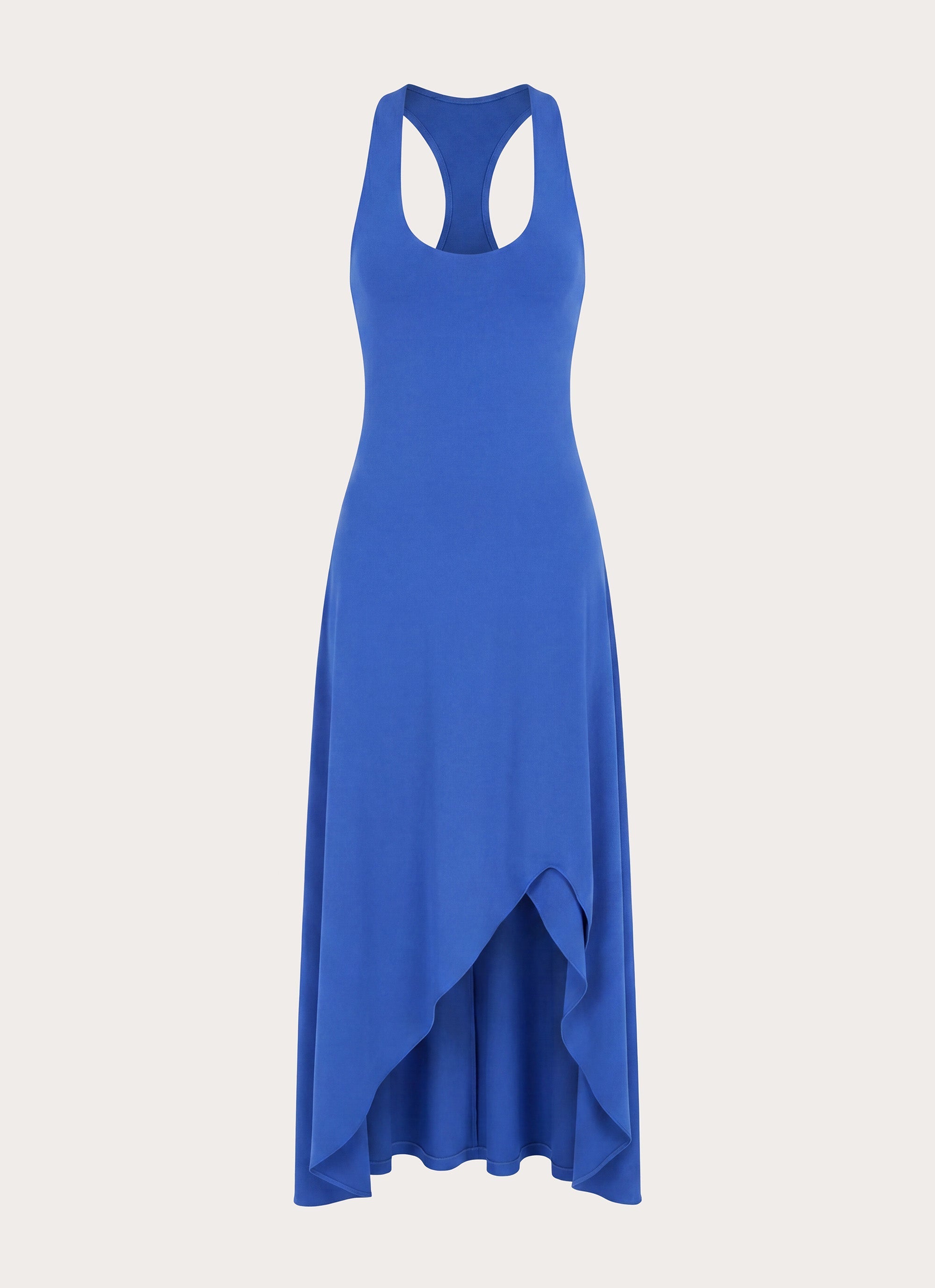 Kyrra Asymmetrical Midi Dress - Electric Cobalt