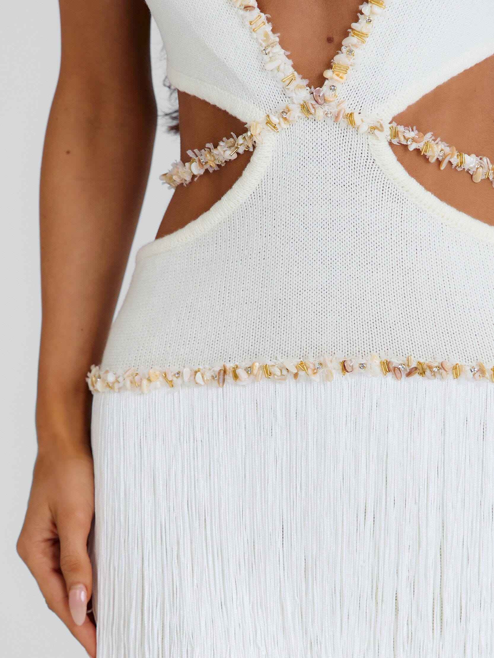 Lores Mini Dress Ivory