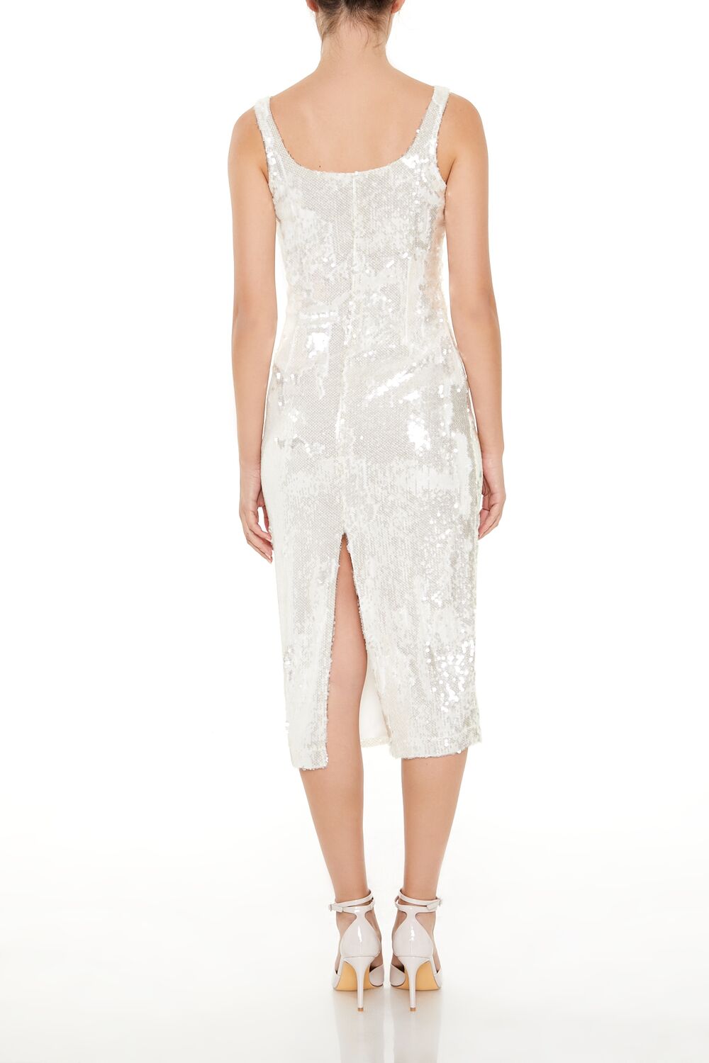 Sequin Bodycon Midi Tank Dress