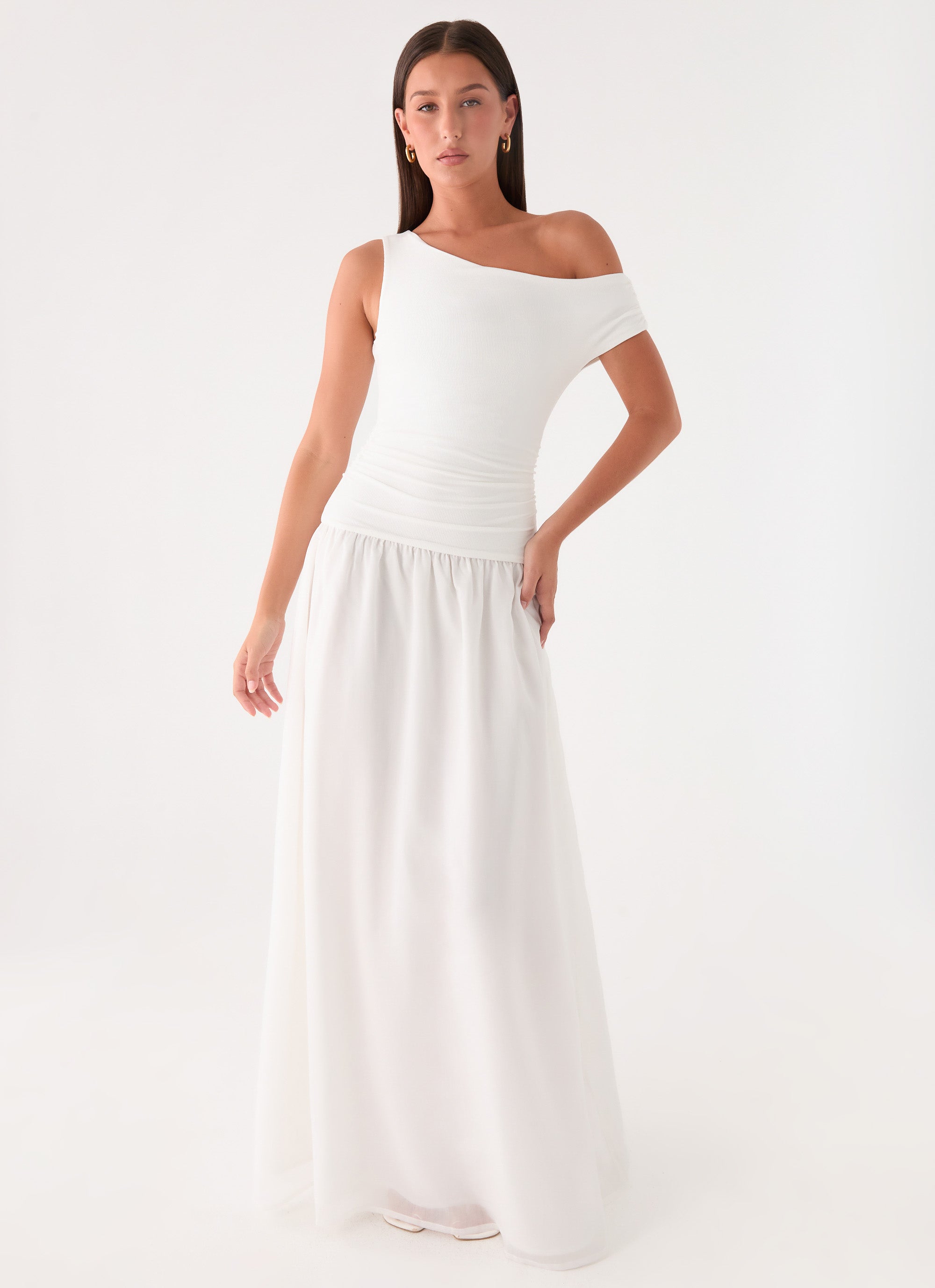 Liorae Maxi Dress - White