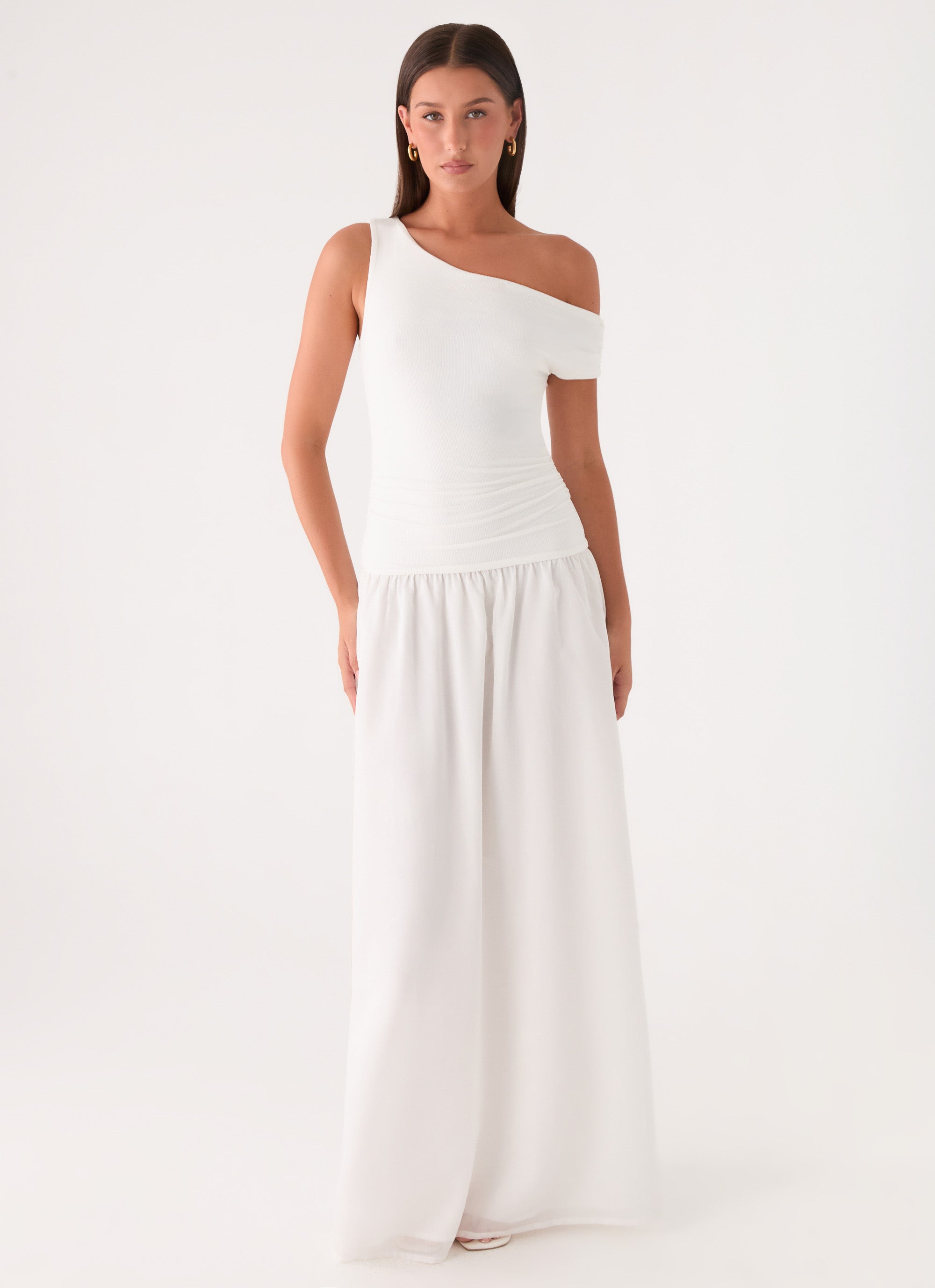 Liorae Maxi Dress - White