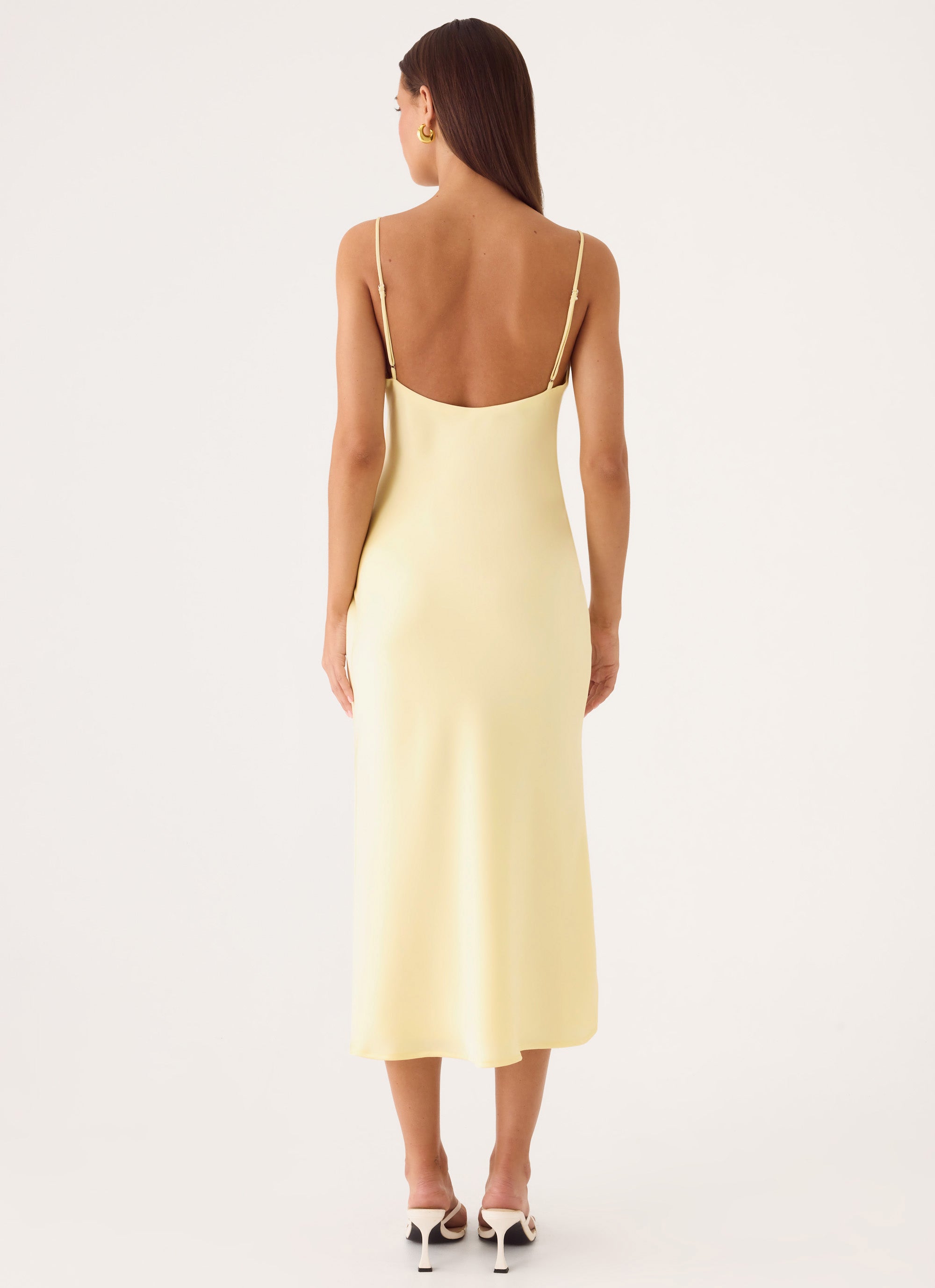 Lisette Midi Dress - Yellow