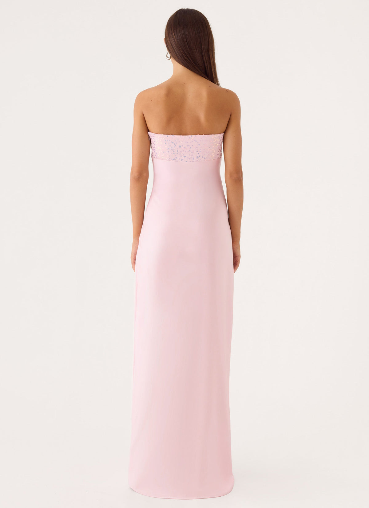 Lucienne Strapless Maxi Dress - Pink