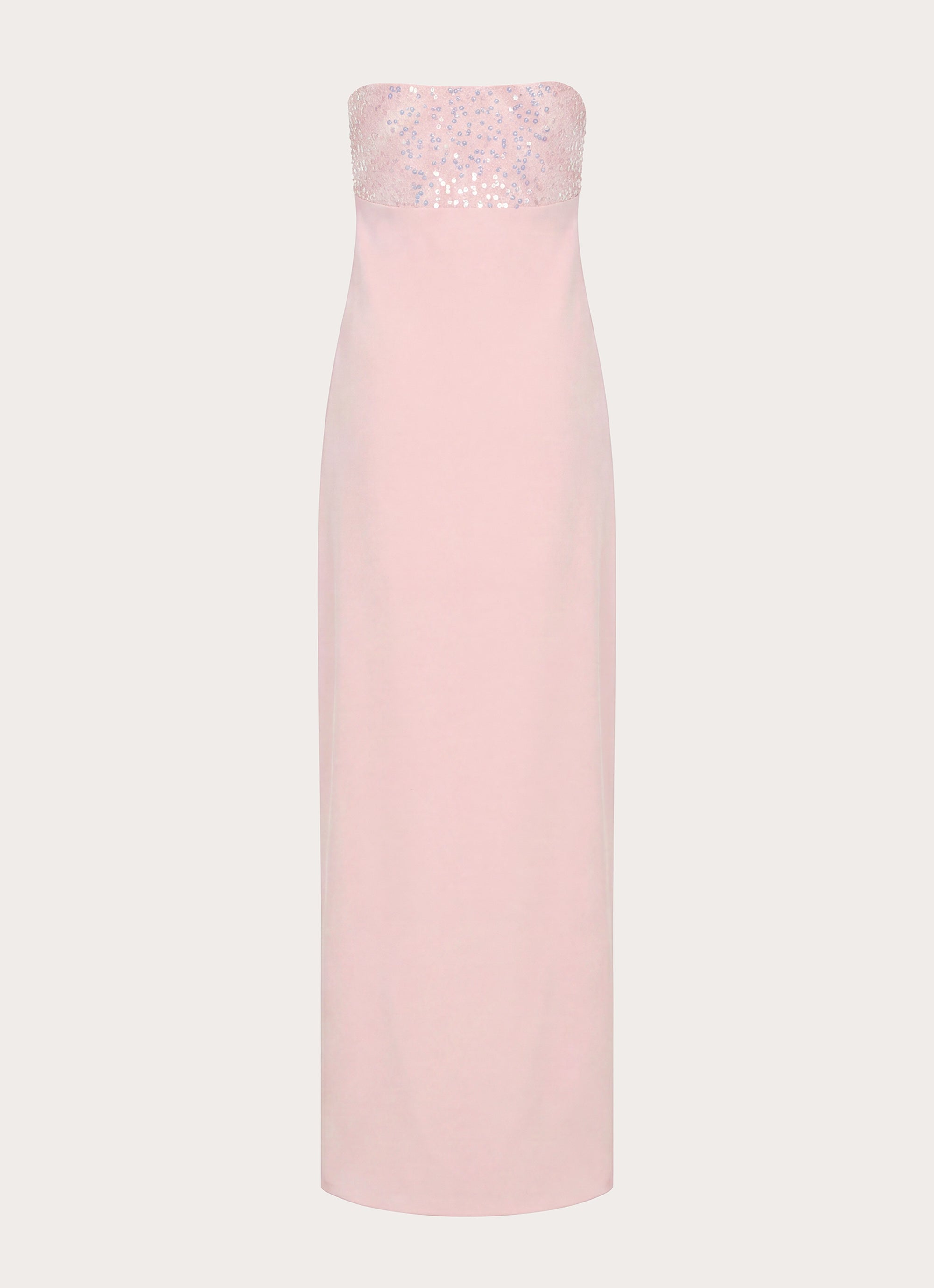 Lucienne Strapless Maxi Dress - Pink
