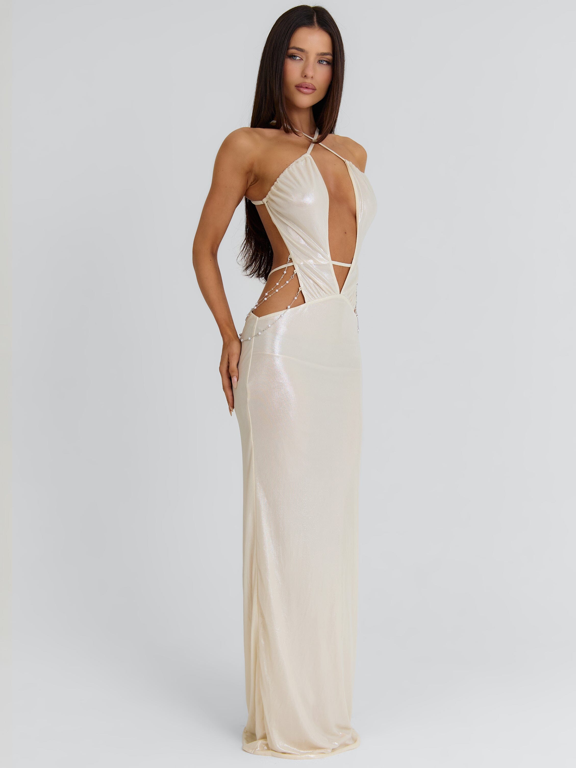 Maddison Maxi Dress Gold