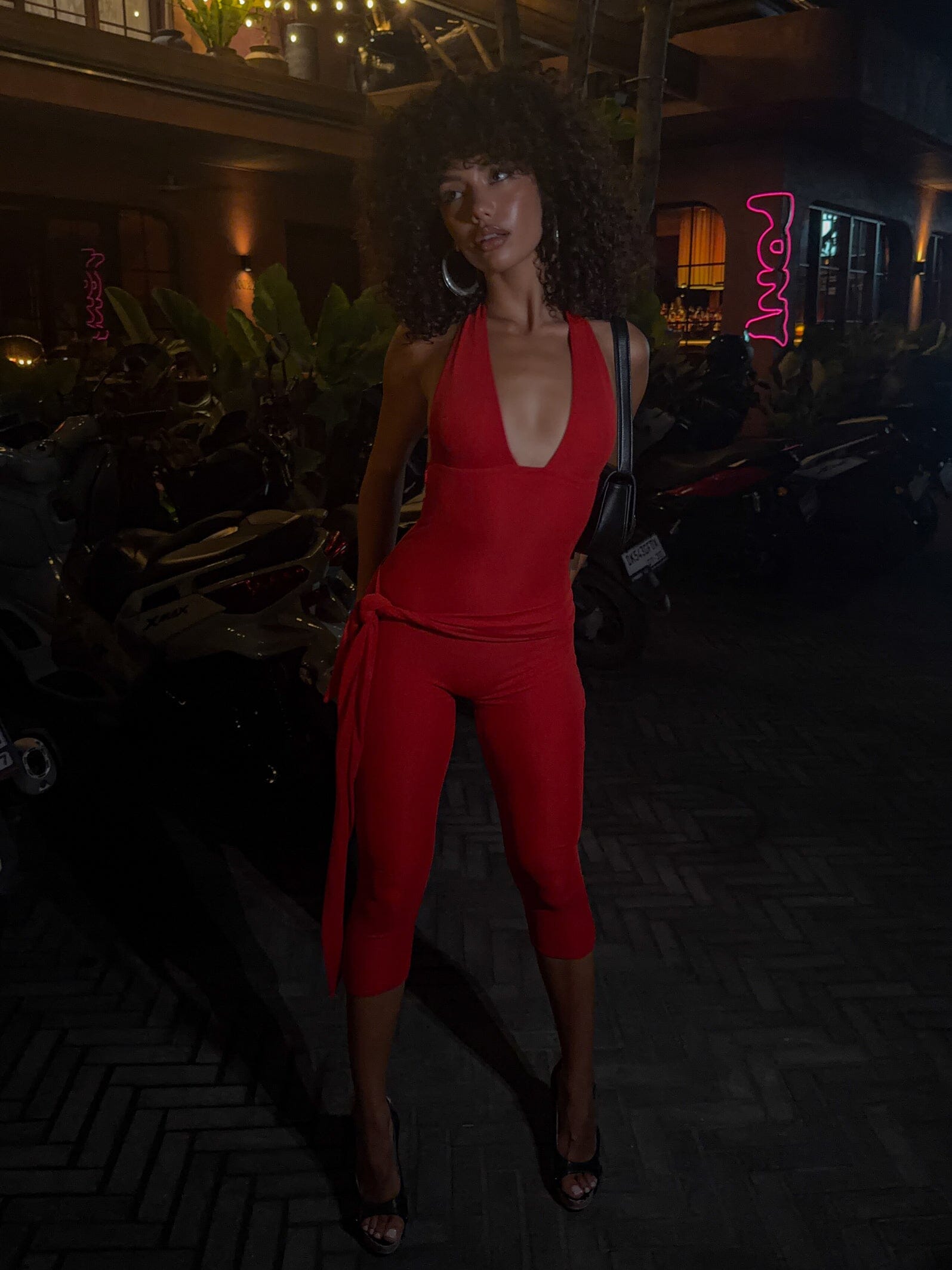 Malani Jumpsuit Red