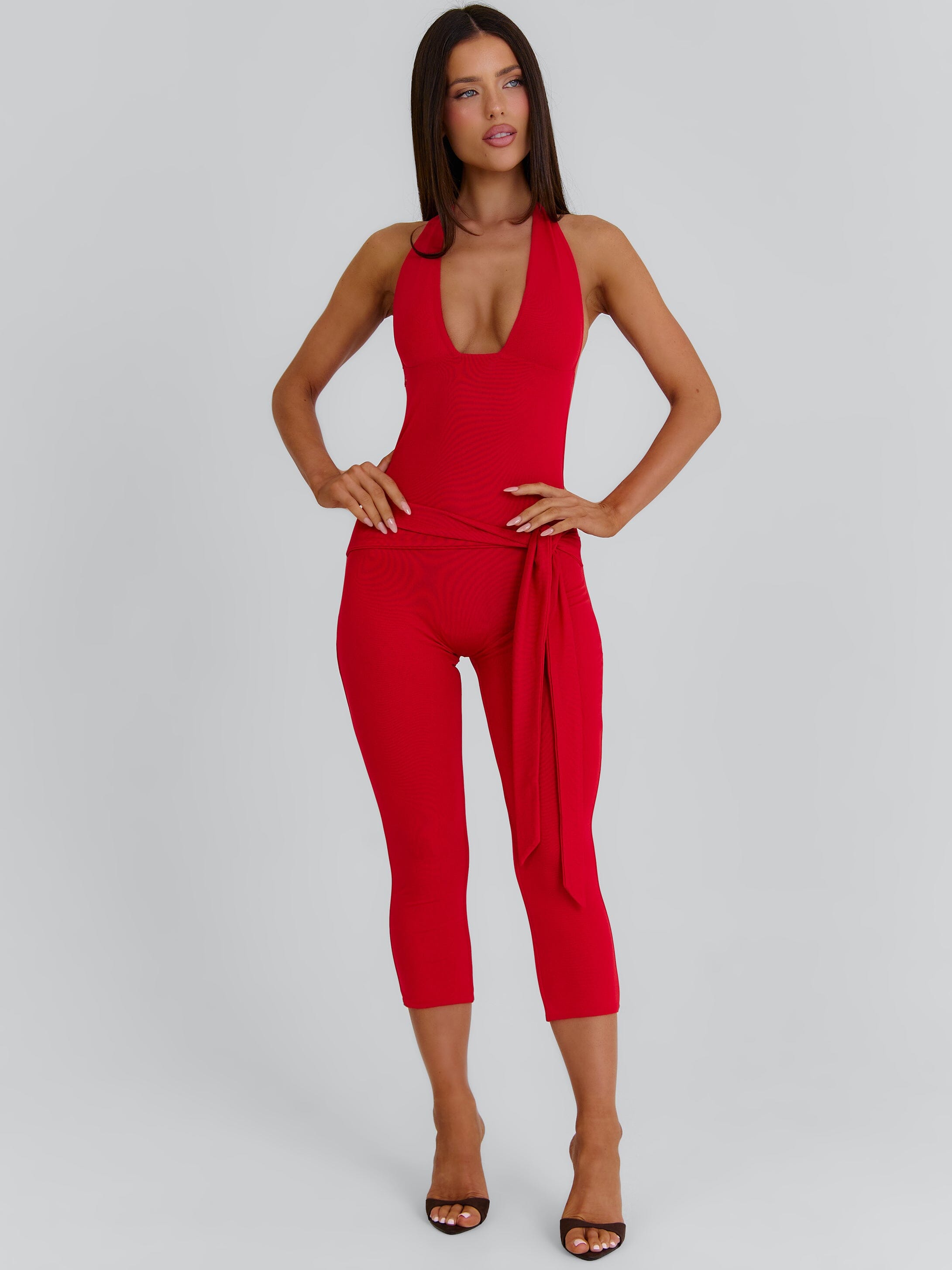Malani Jumpsuit Red