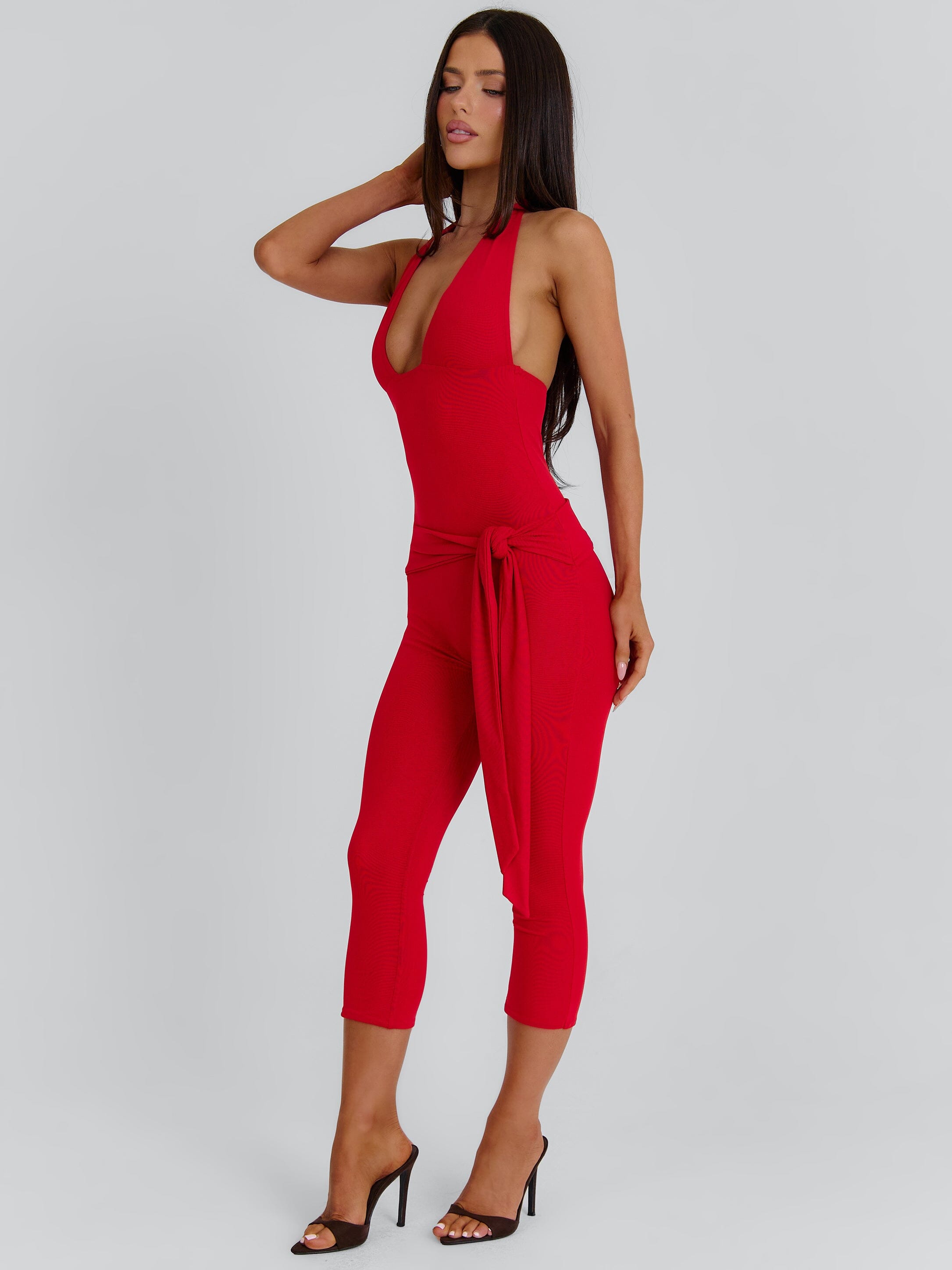 Malani Jumpsuit Red
