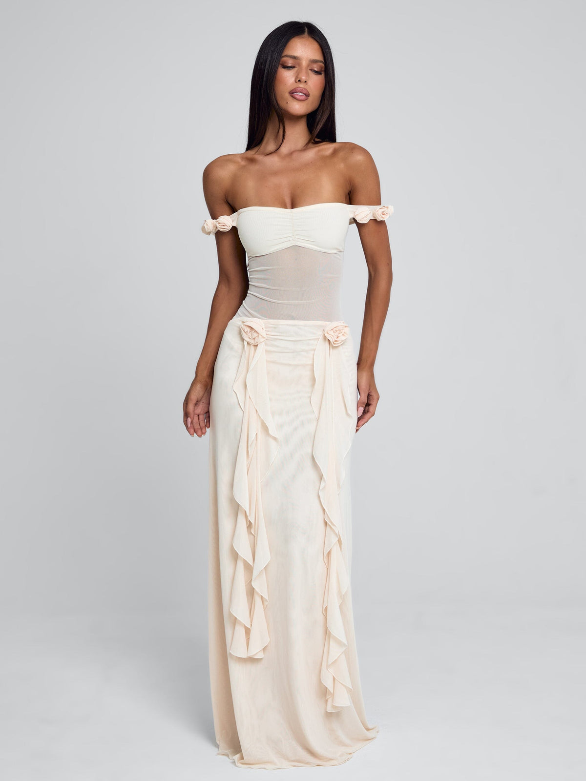 Marceline Maxi Dress Beige
