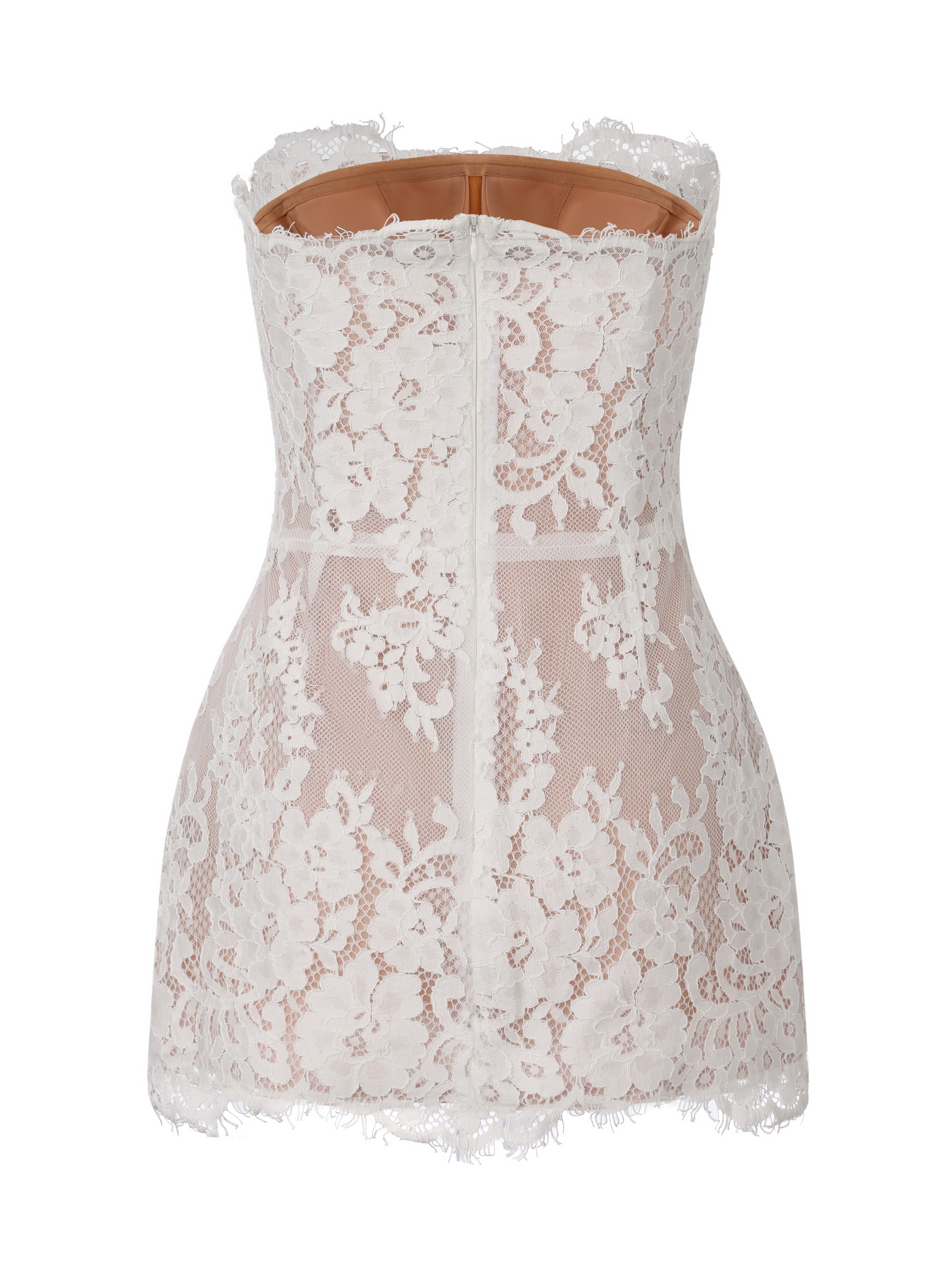 Mara Strapless White Dress