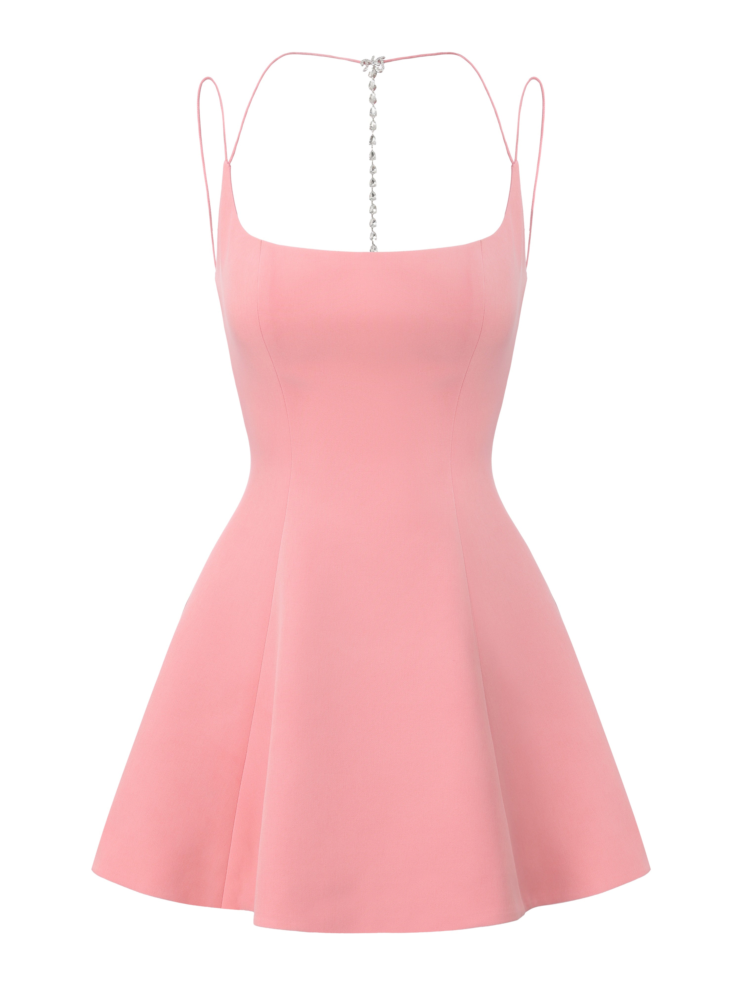 Giana Open-Back Pink Dress