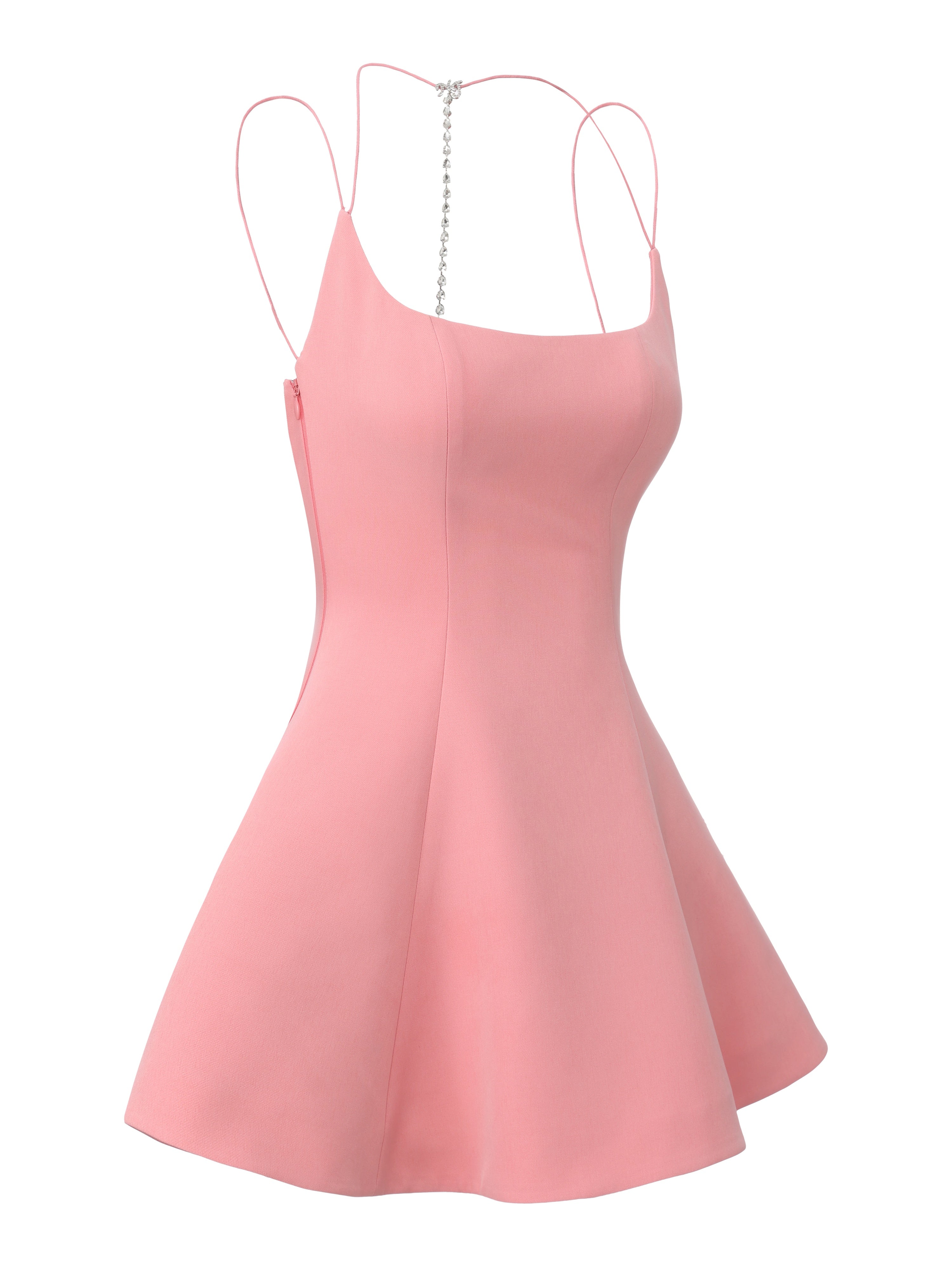 Giana Open-Back Pink Dress